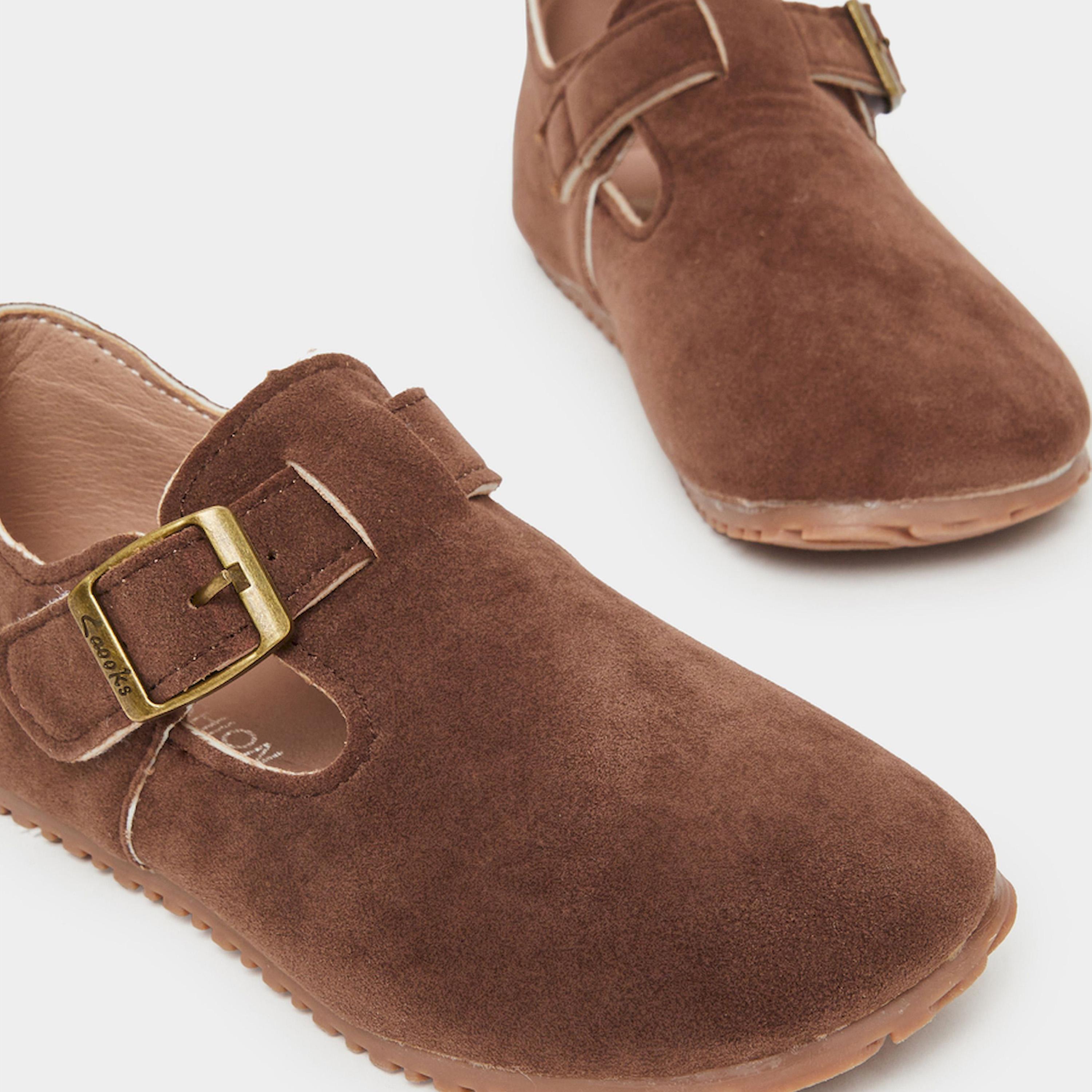 Styli Boys Brown Buckle Sandals-girls-shoes-sandals-image-4
