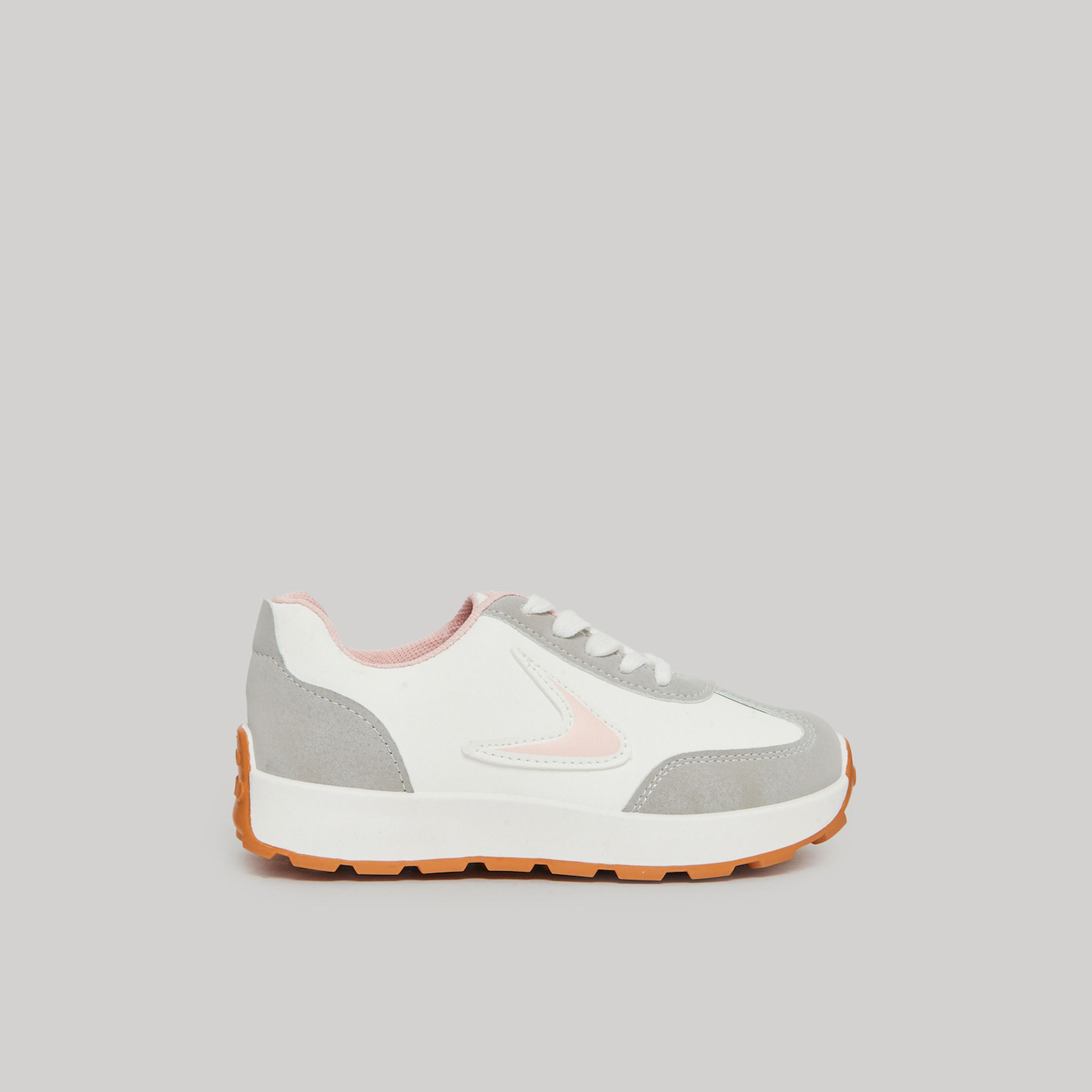 حذاء رياضي بأربطة وألواح للبنات-boys-shoes-sneakers-image-2