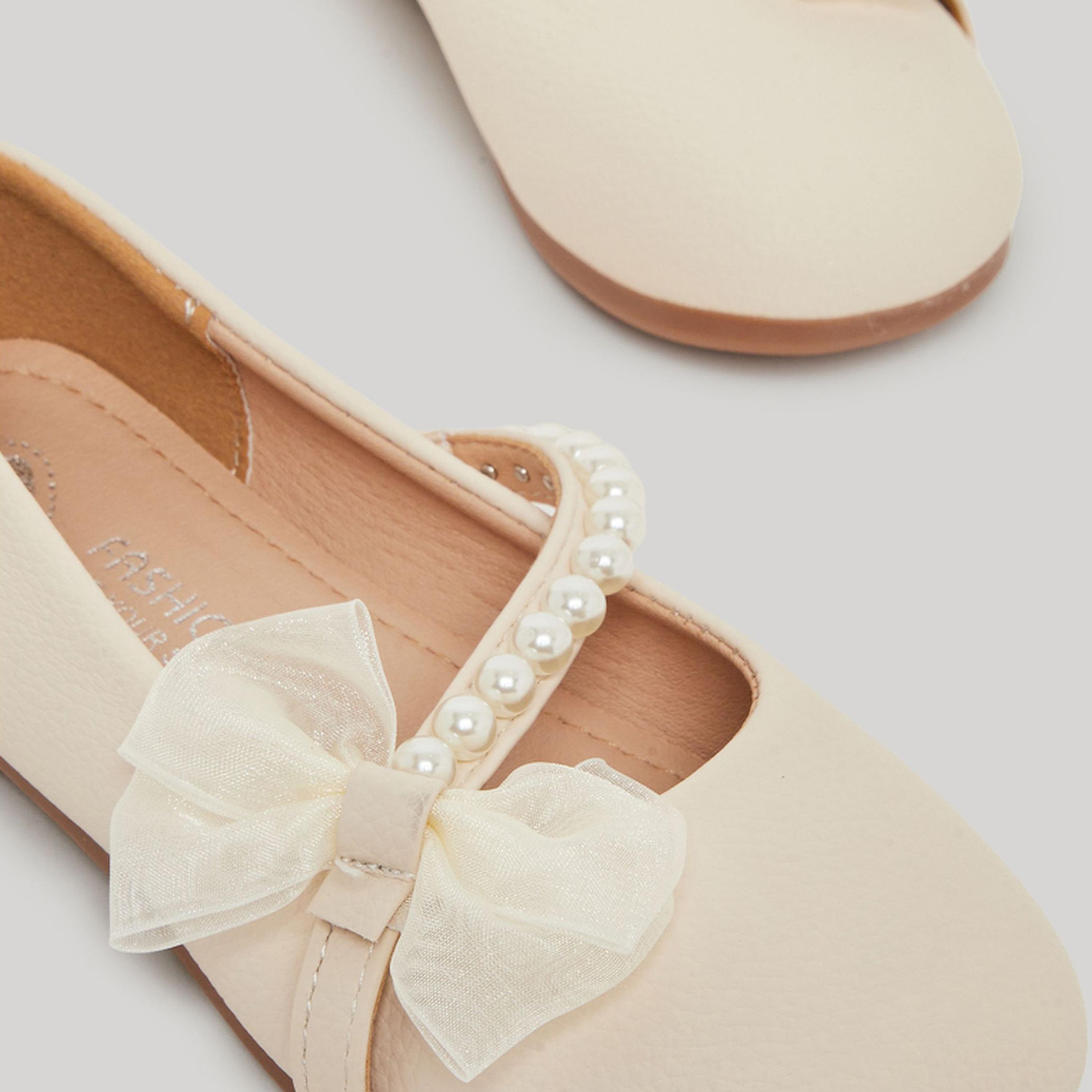 حذاء باليرينا بيج مزين للبنات-girls-shoes-ballerinas-image-3
