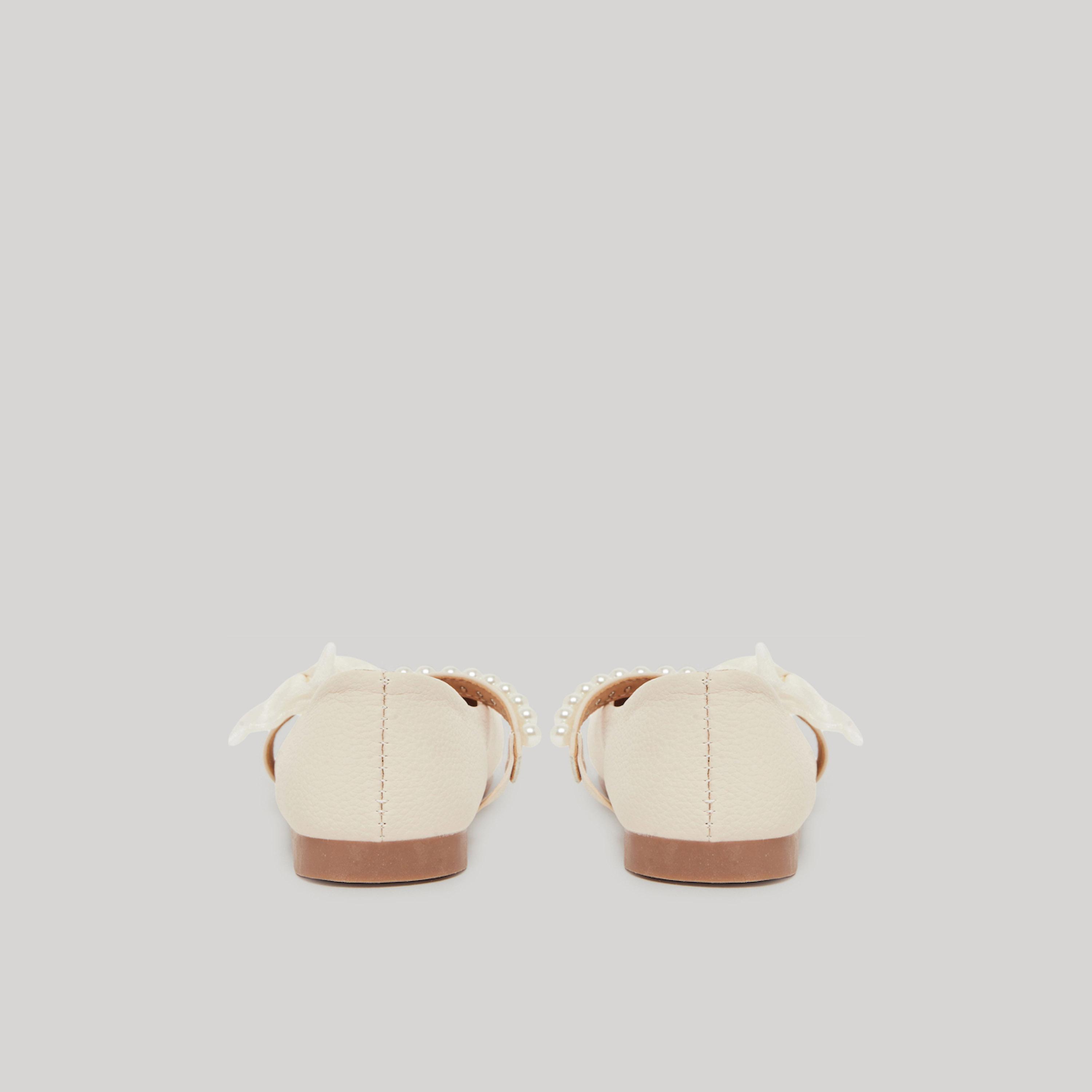 Styli Girls Beige Embellished Ballerinas-girls-shoes-ballerinas-image-4