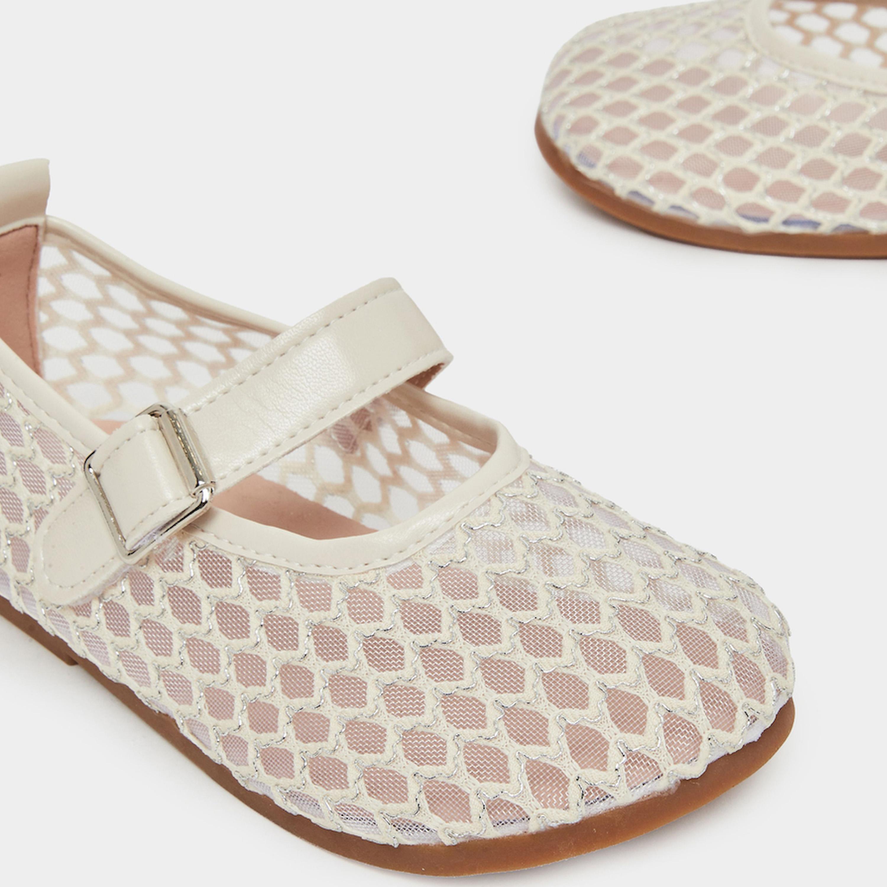 Styli Beige Embellished Ballerinas-girls-shoes-ballerinas-image-3