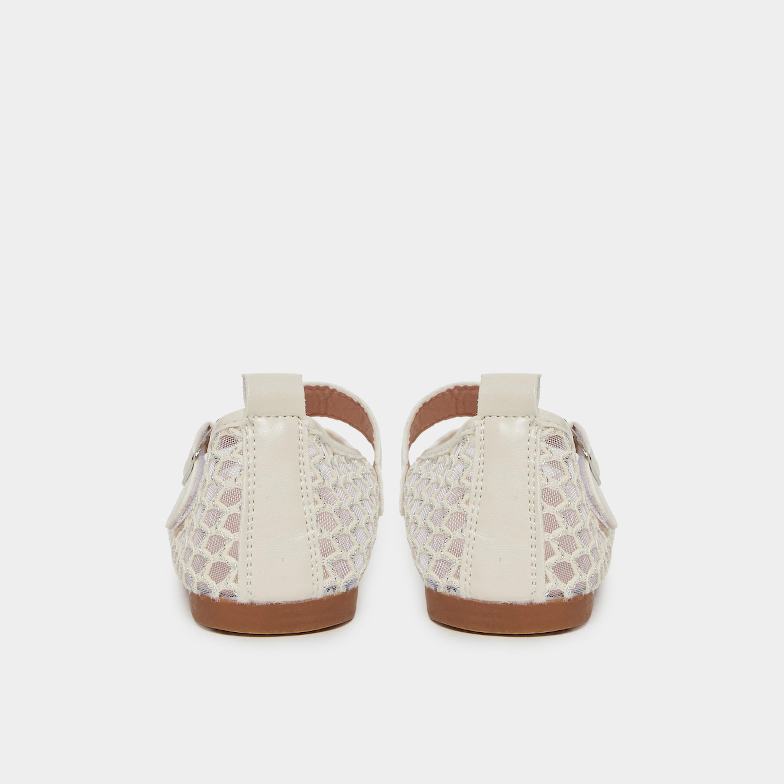 Styli Beige Embellished Ballerinas-girls-shoes-ballerinas-image-4