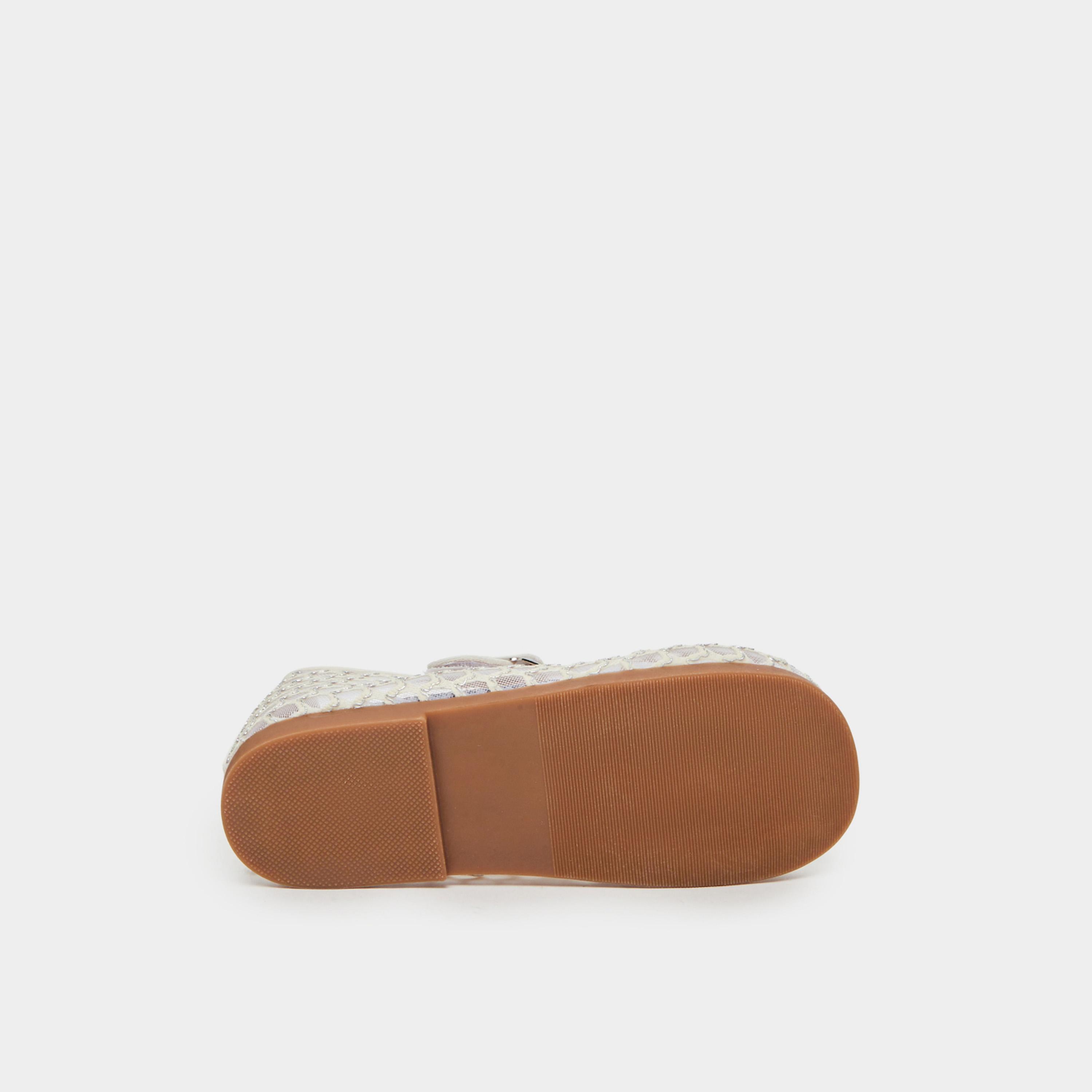 Styli Beige Embellished Ballerinas-girls-shoes-ballerinas-image-5