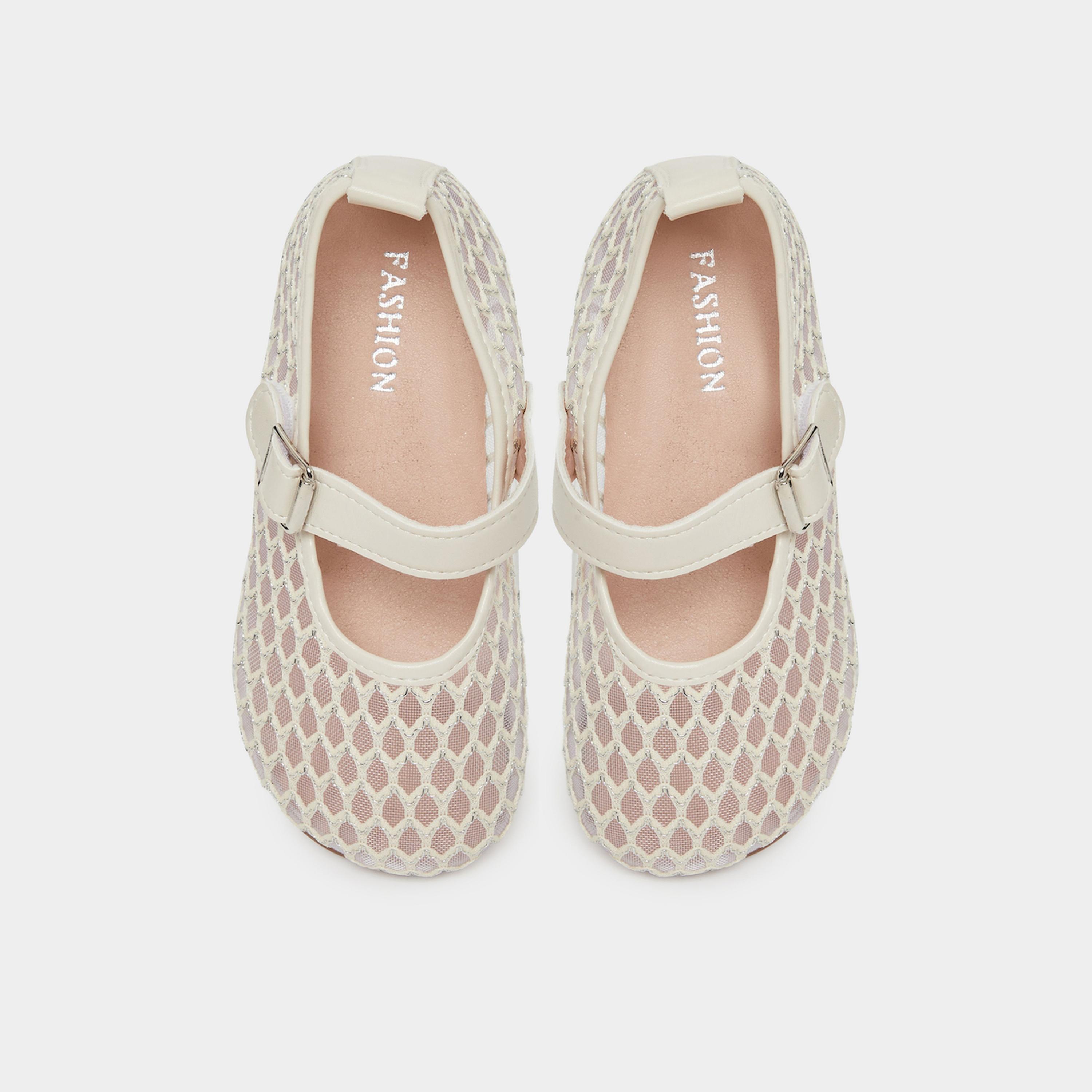 Styli Beige Embellished Ballerinas-girls-shoes-ballerinas-image-6