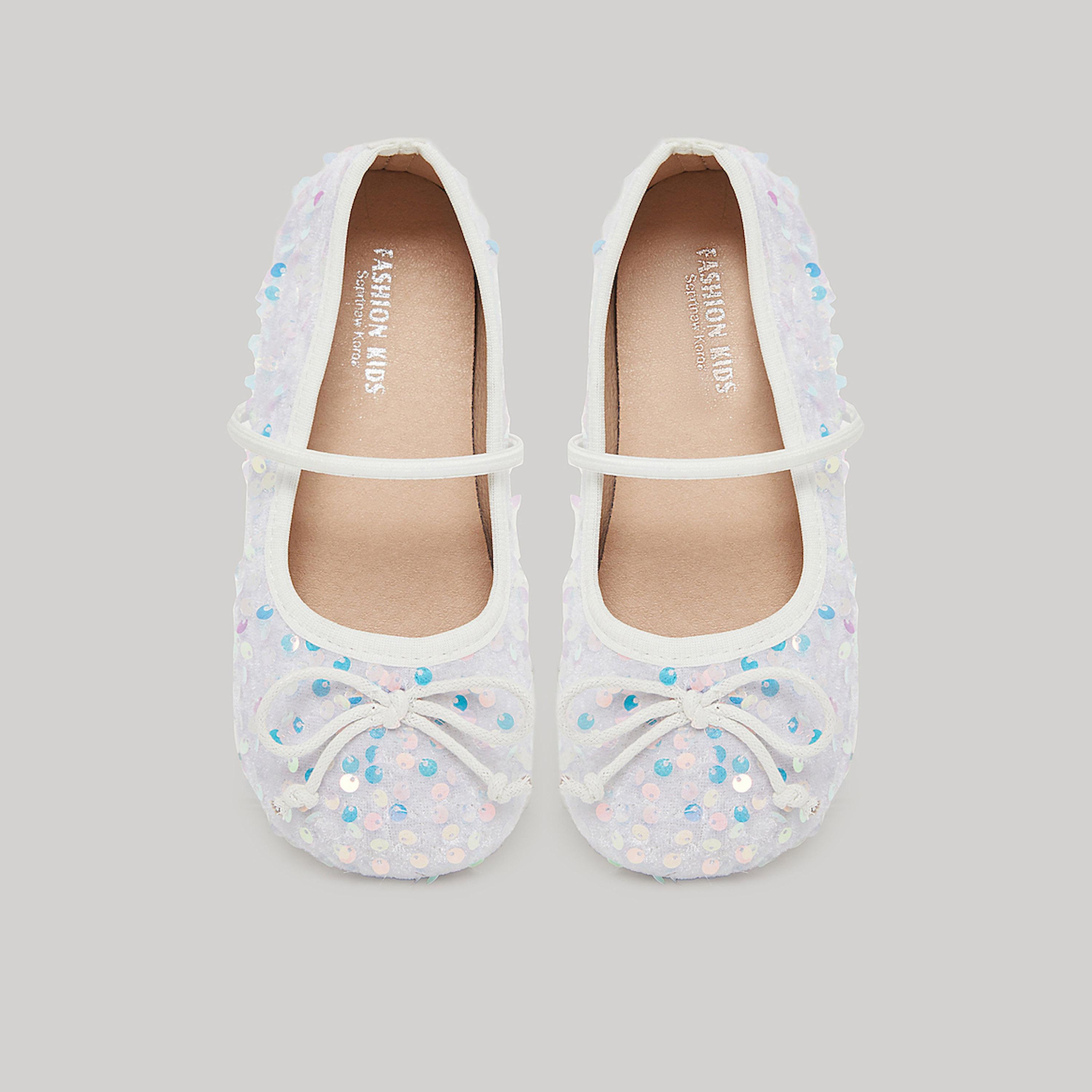 Styli Girls Sequin Ballerinas-girls-shoes-ballerinas-image-5