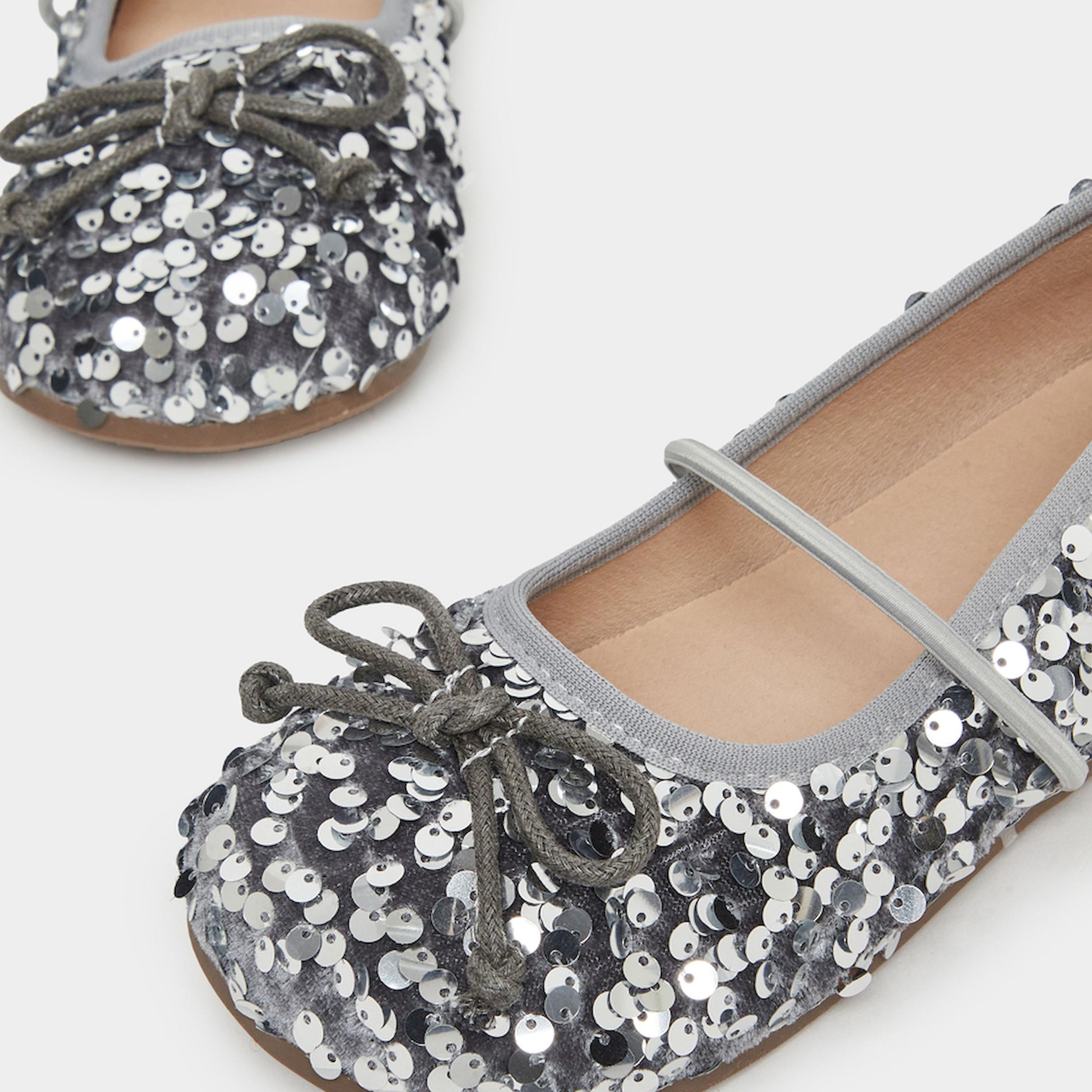 Styli Girls Sequin Flats Ballerina-girls-shoes-ballerinas-image-3