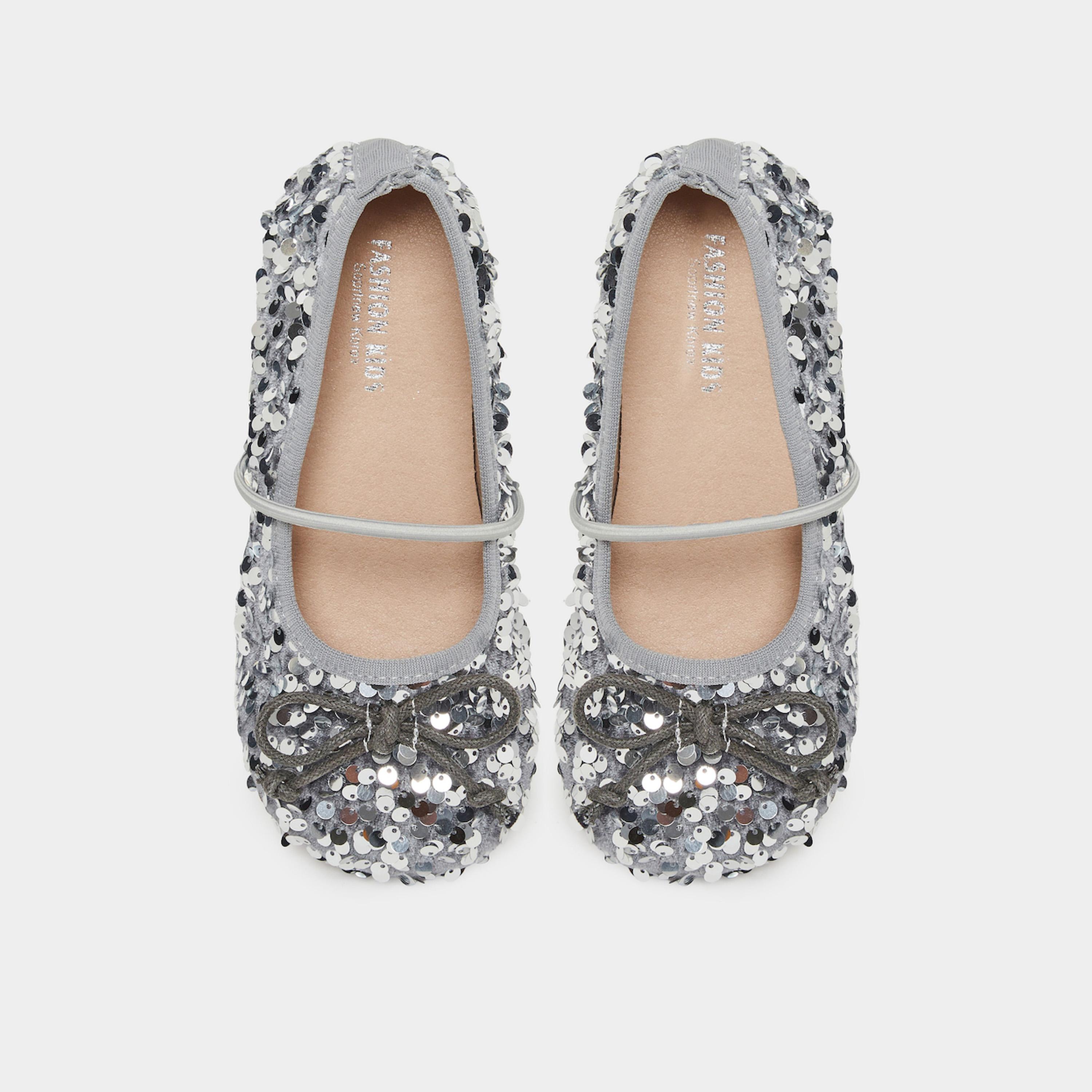 Styli Girls Sequin Flats Ballerina-girls-shoes-ballerinas-image-5