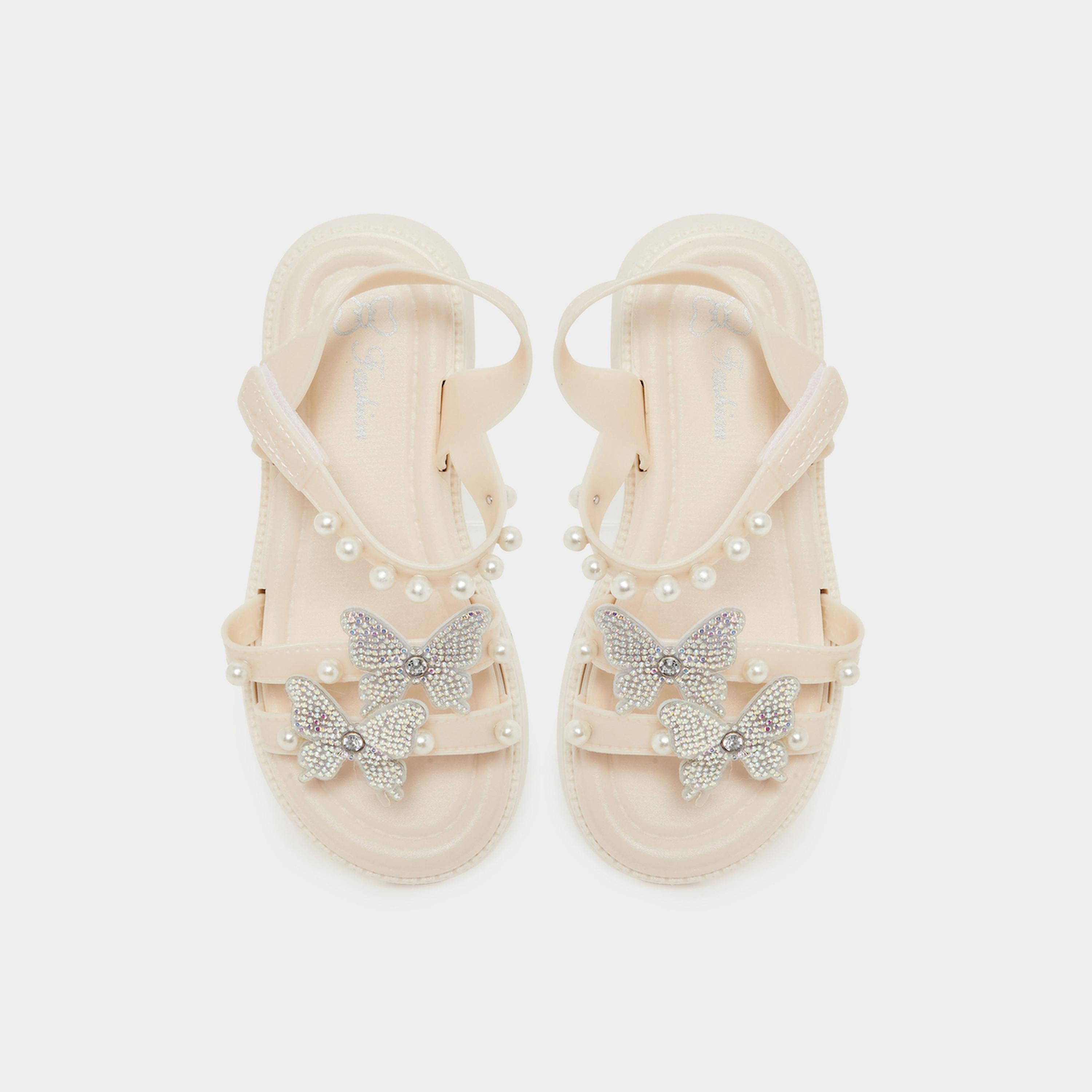 صندل مزين للبنات-girls-shoes-sandals-image-3
