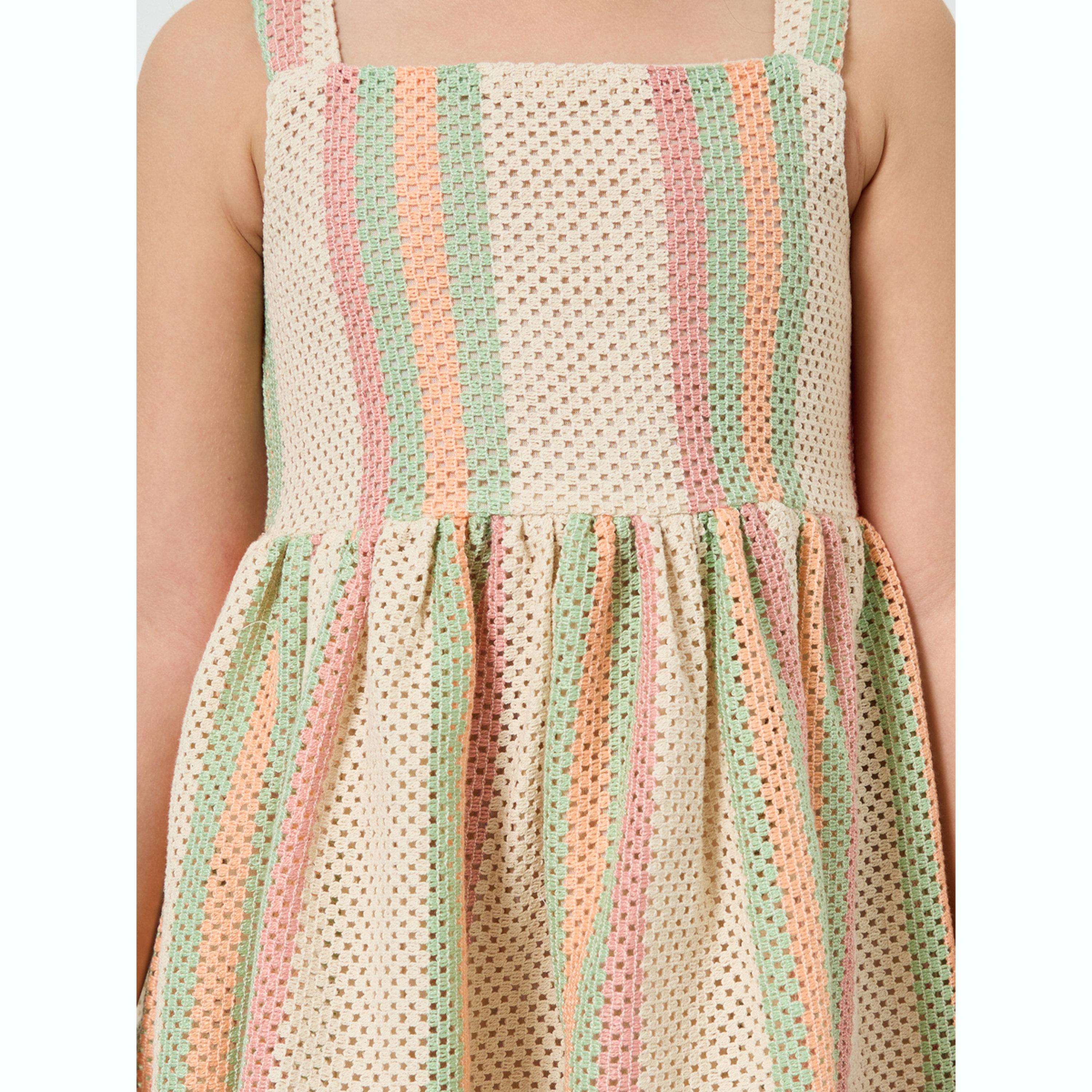 فستان بطول الركبة مخطط بحافة مُطرّزة وطبقات-girls-clothing-dressesandjumpsuits-image-4