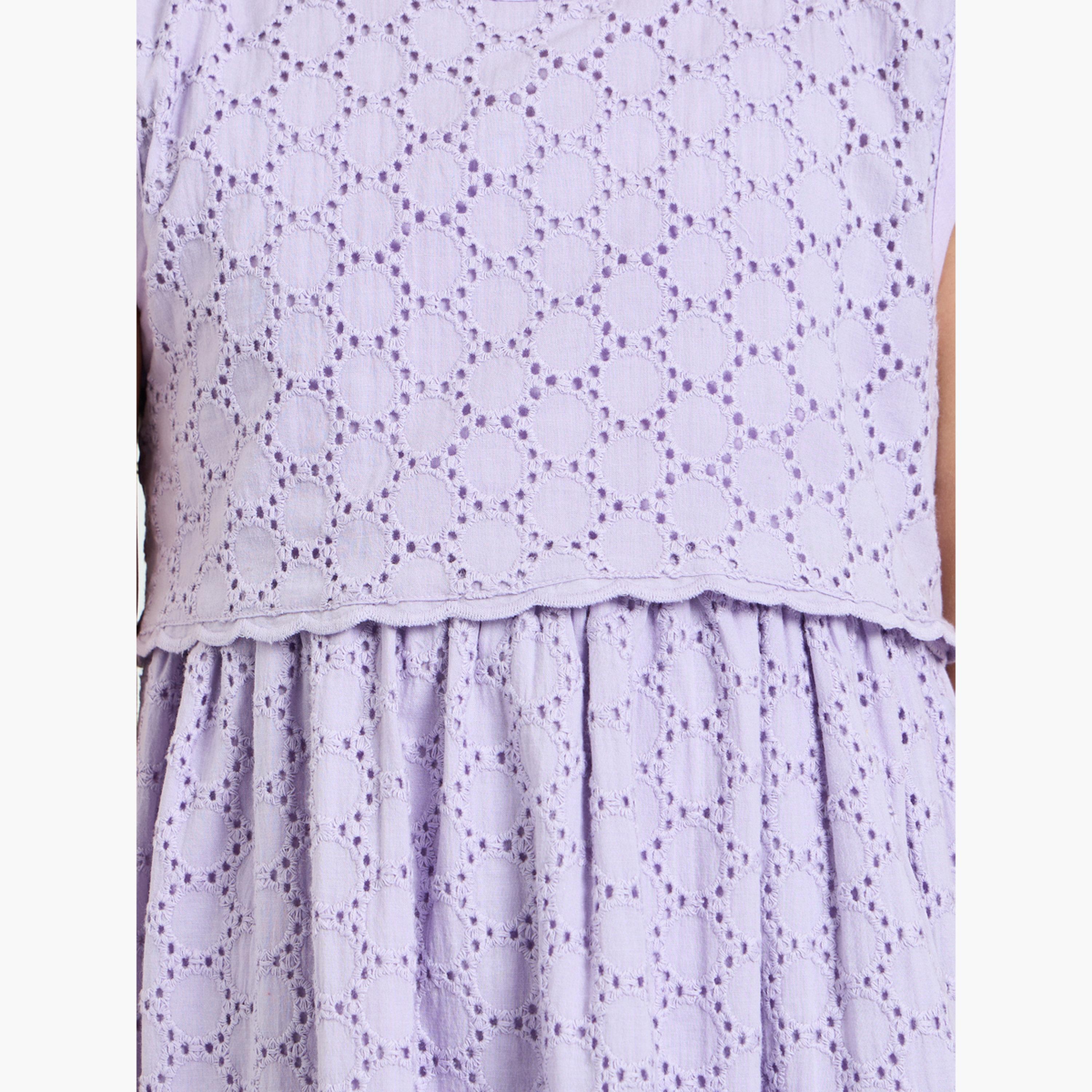 فستان وبطول الركبة بحافة واسعة للبنات-girls-clothing-bottoms-skirts-image-4
