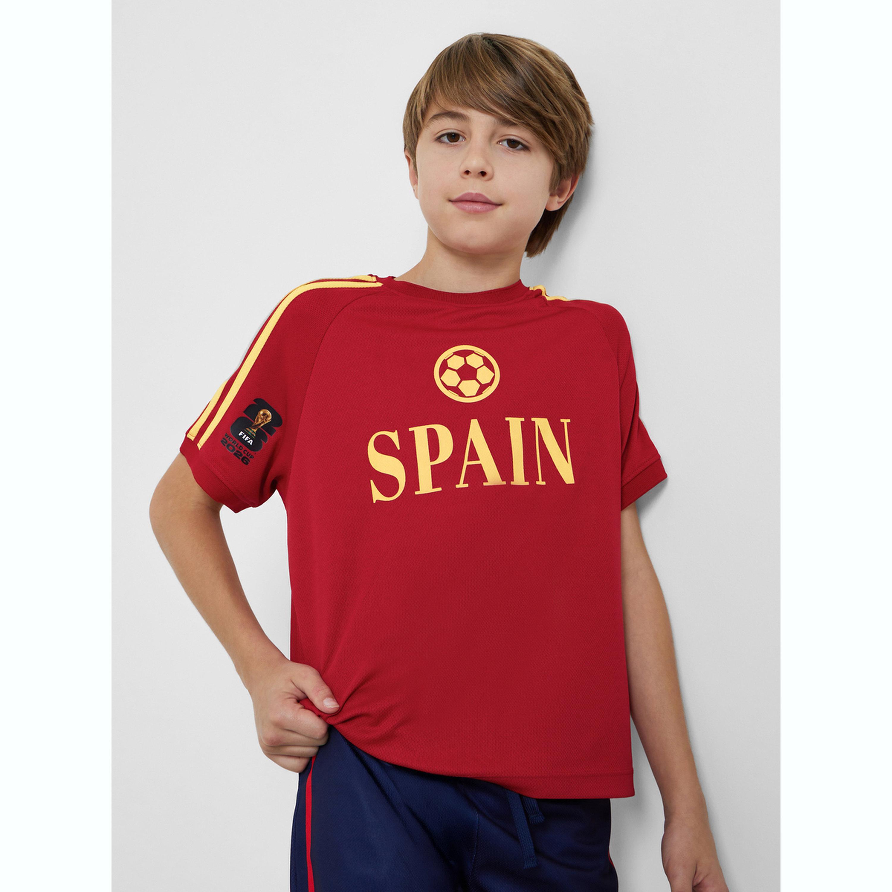 تيشيرت جيرسي منتخب اسبانيا بشعار فيفا للأولاد-boys-clothing-tshirtsandpolos-image-1