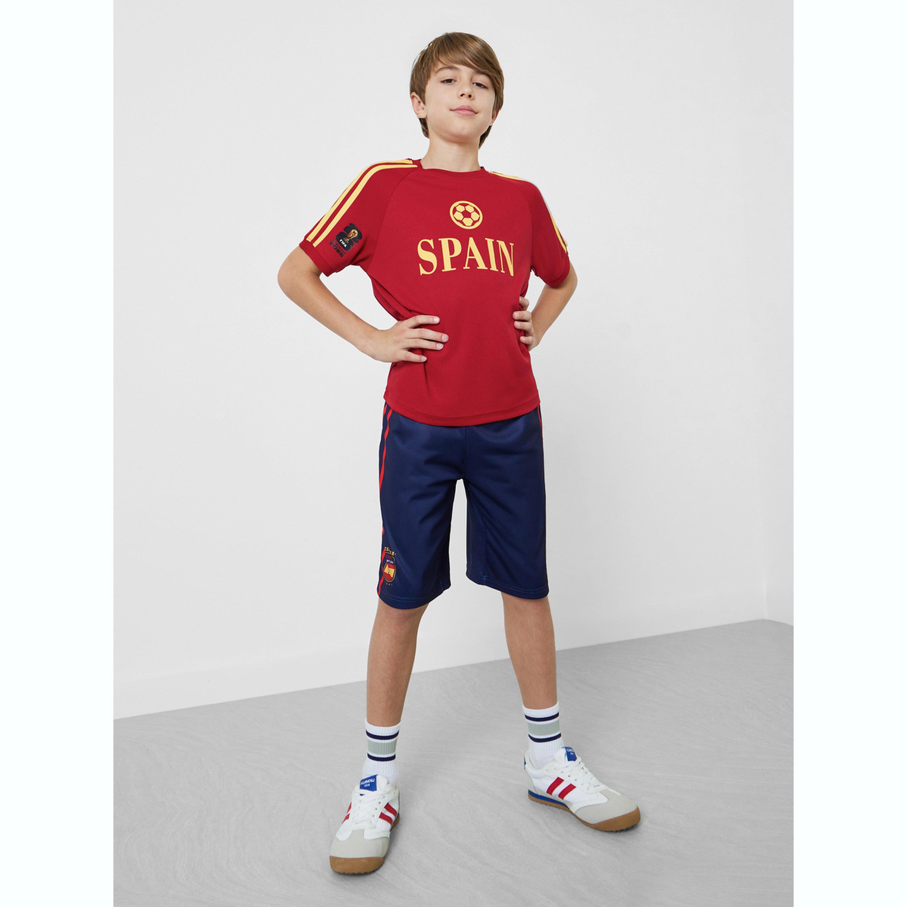 تيشيرت جيرسي منتخب اسبانيا بشعار فيفا للأولاد-boys-clothing-tshirtsandpolos-image-2