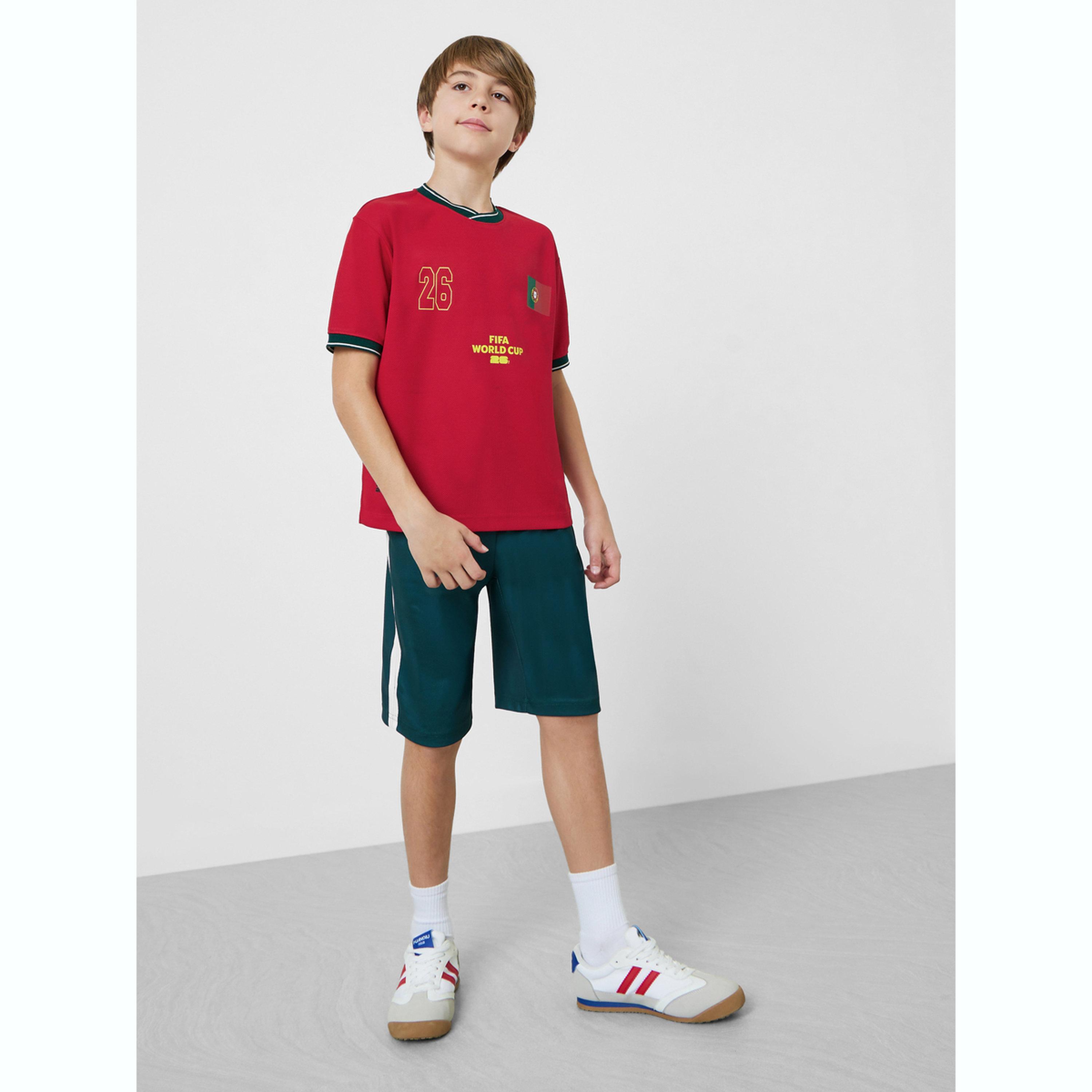 تيشيرت جيرسي منتخب البرتغال بشعار فيفا للأولاد-boys-clothing-tshirtsandpolos-image-2