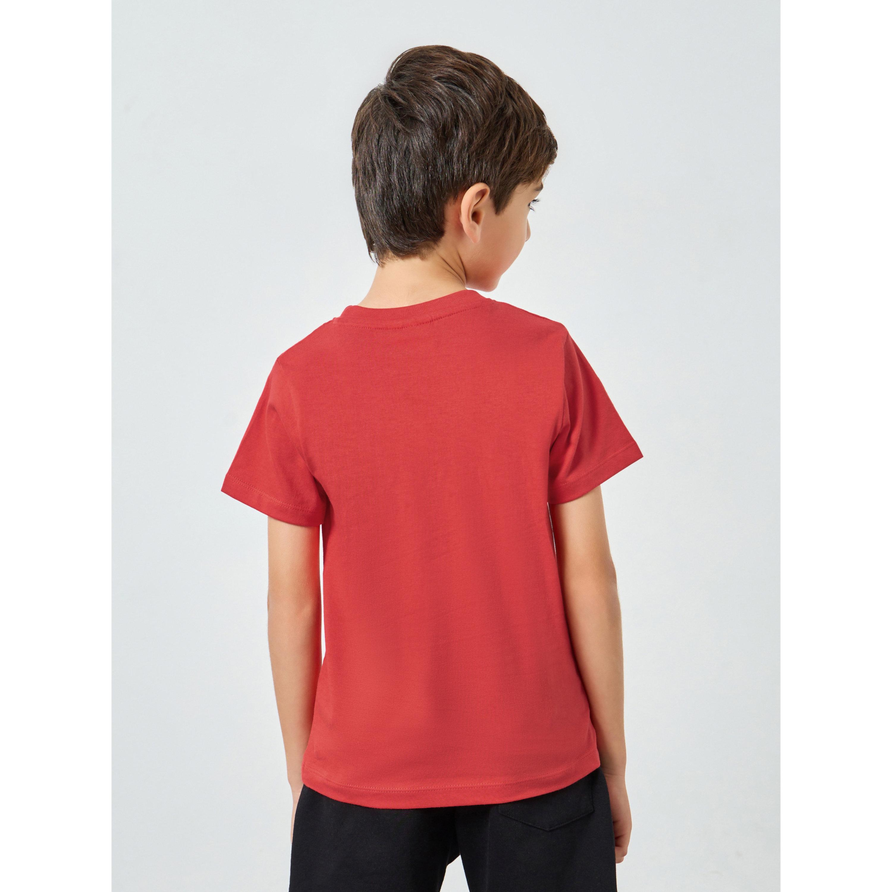 Styli Boys Red Mickey Mouse Graphic T-Shirt-boys-clothing-tshirtsandpolos-image-3
