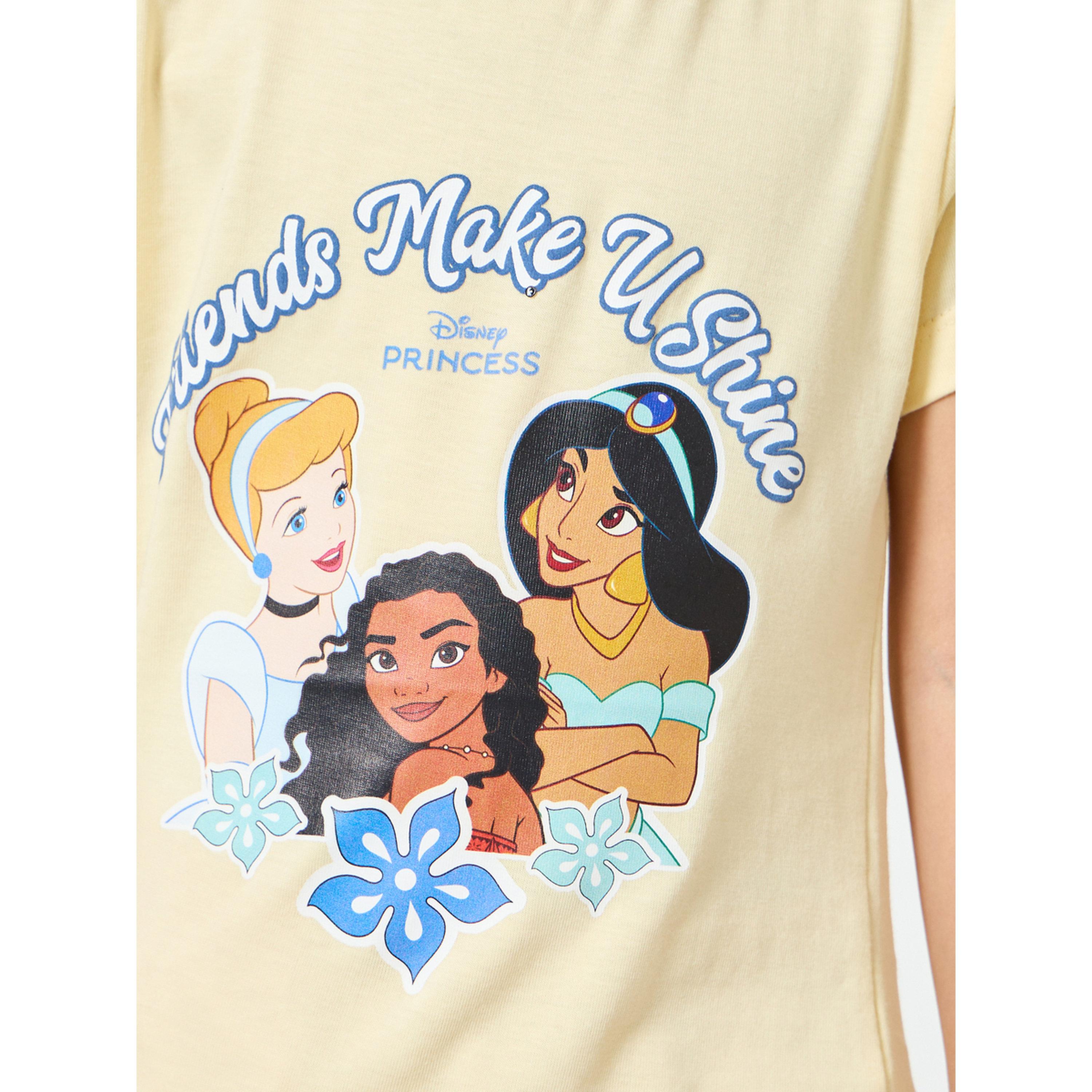 تيشيرت قطن بطبعة أميرة ديزني-girls-clothing-tshirts-image-4