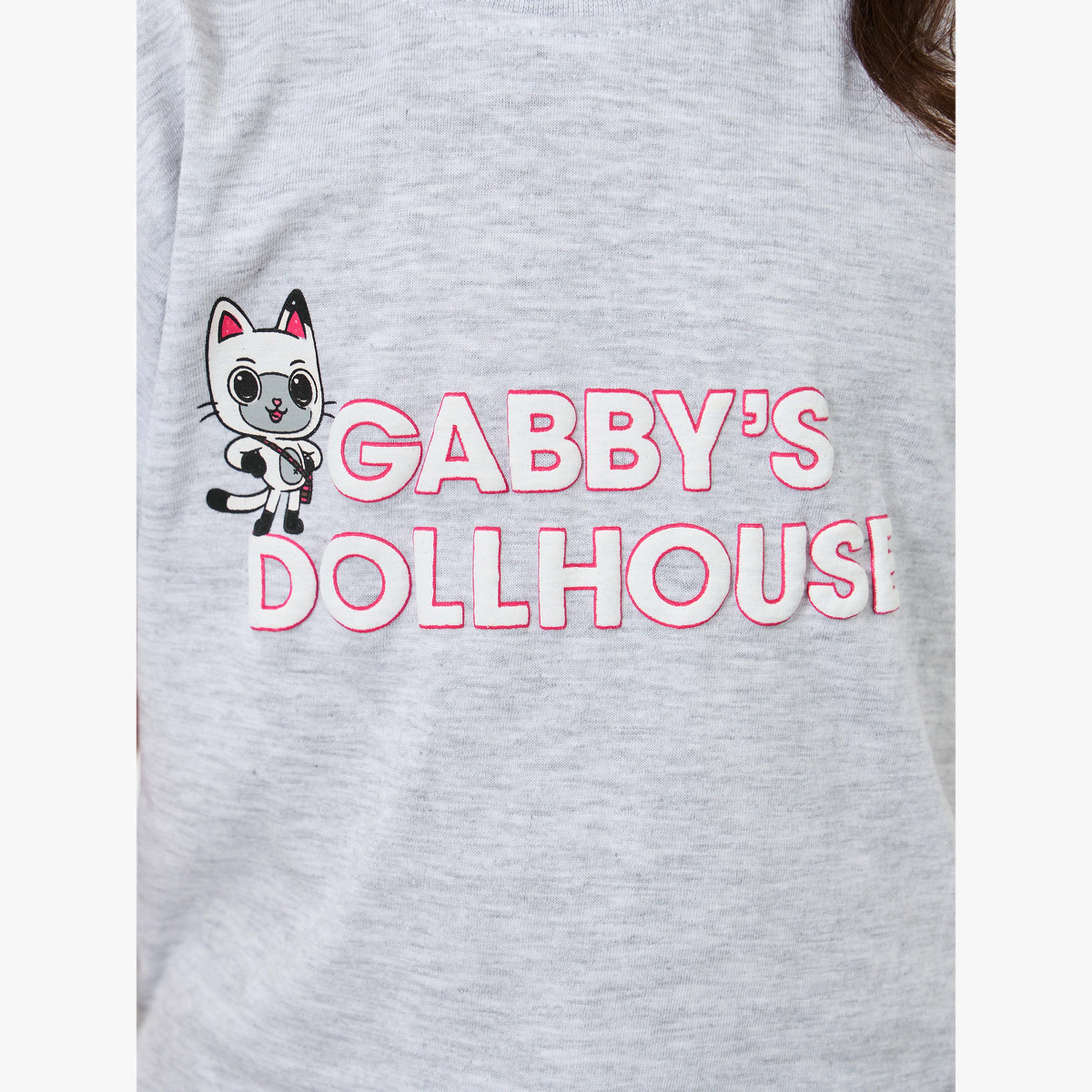 Styli Girls Grey Cat Francisco Graphic T-Shirt-girls-clothing-tshirts-image-4