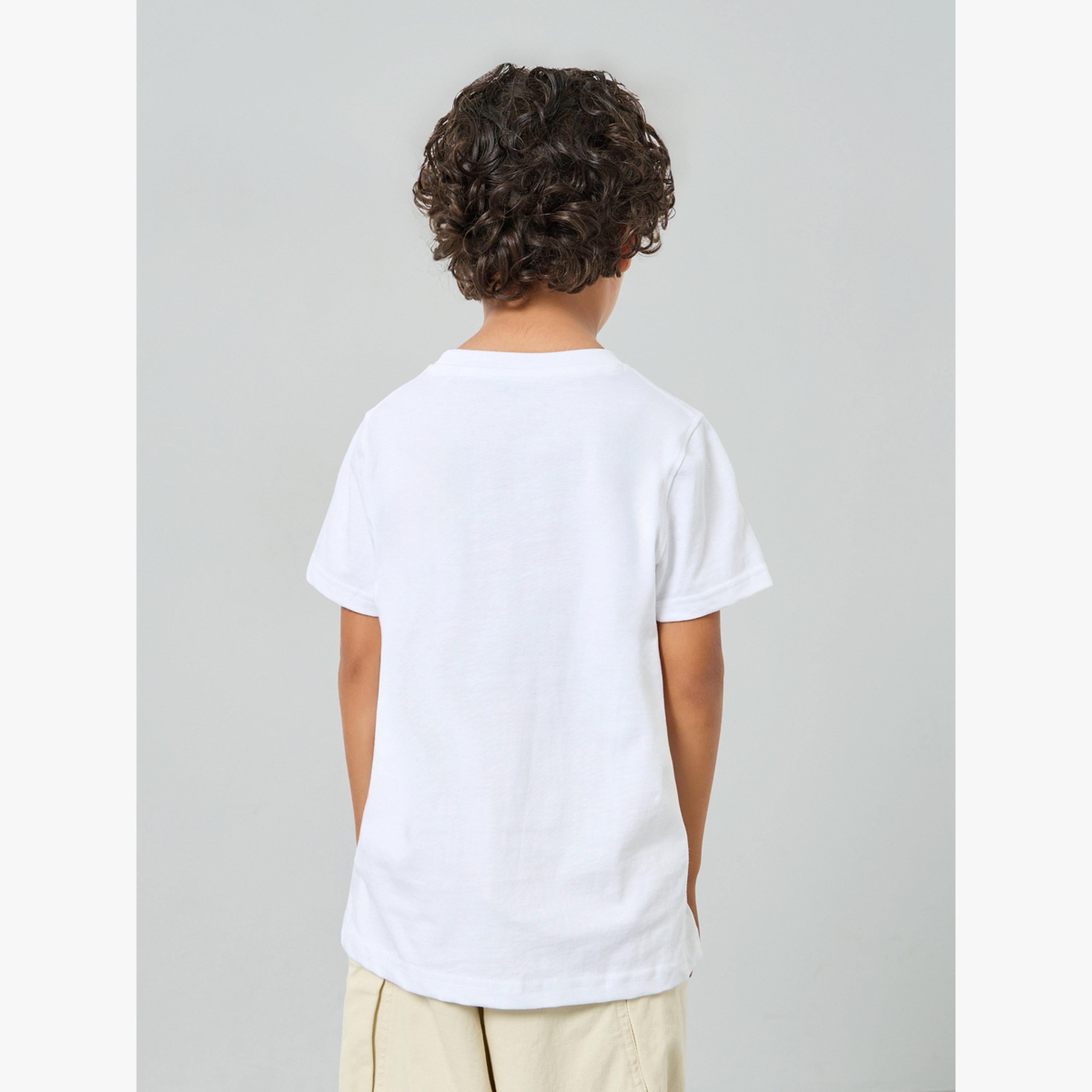 Styli Boys Graphic Print Short Sleeve Cotton T-Shirt-boys-clothing-tshirtsandpolos-image-3