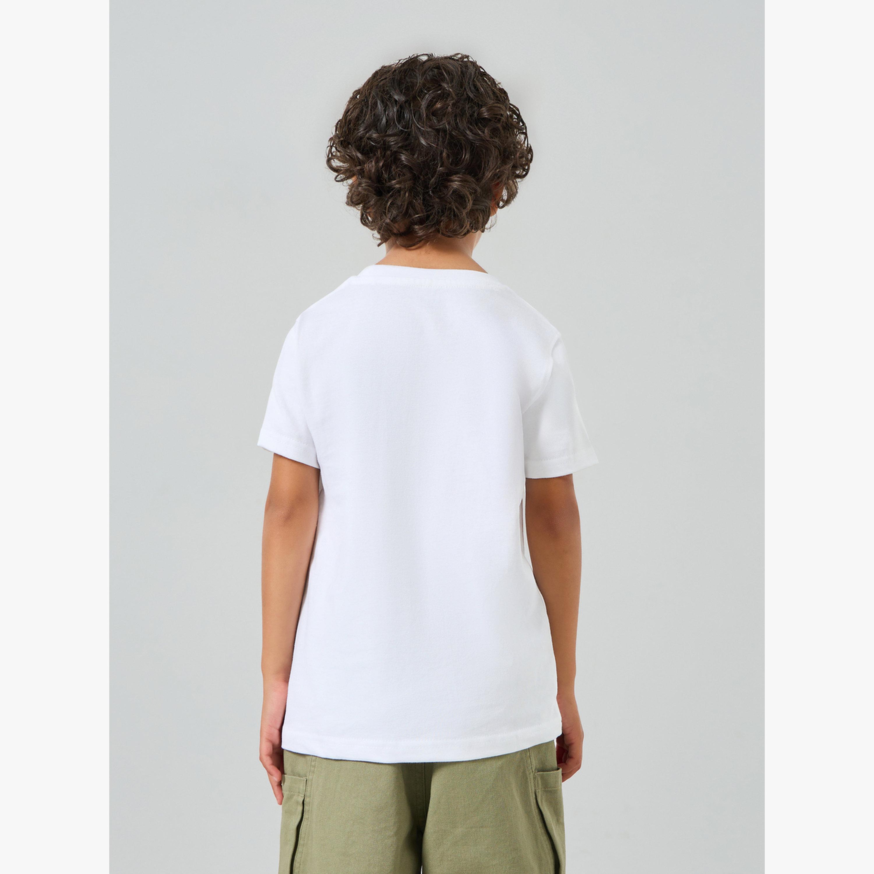 Styli Boys Graphic Print Short Sleeve Cotton T-Shirt-boys-clothing-tshirtsandpolos-image-3