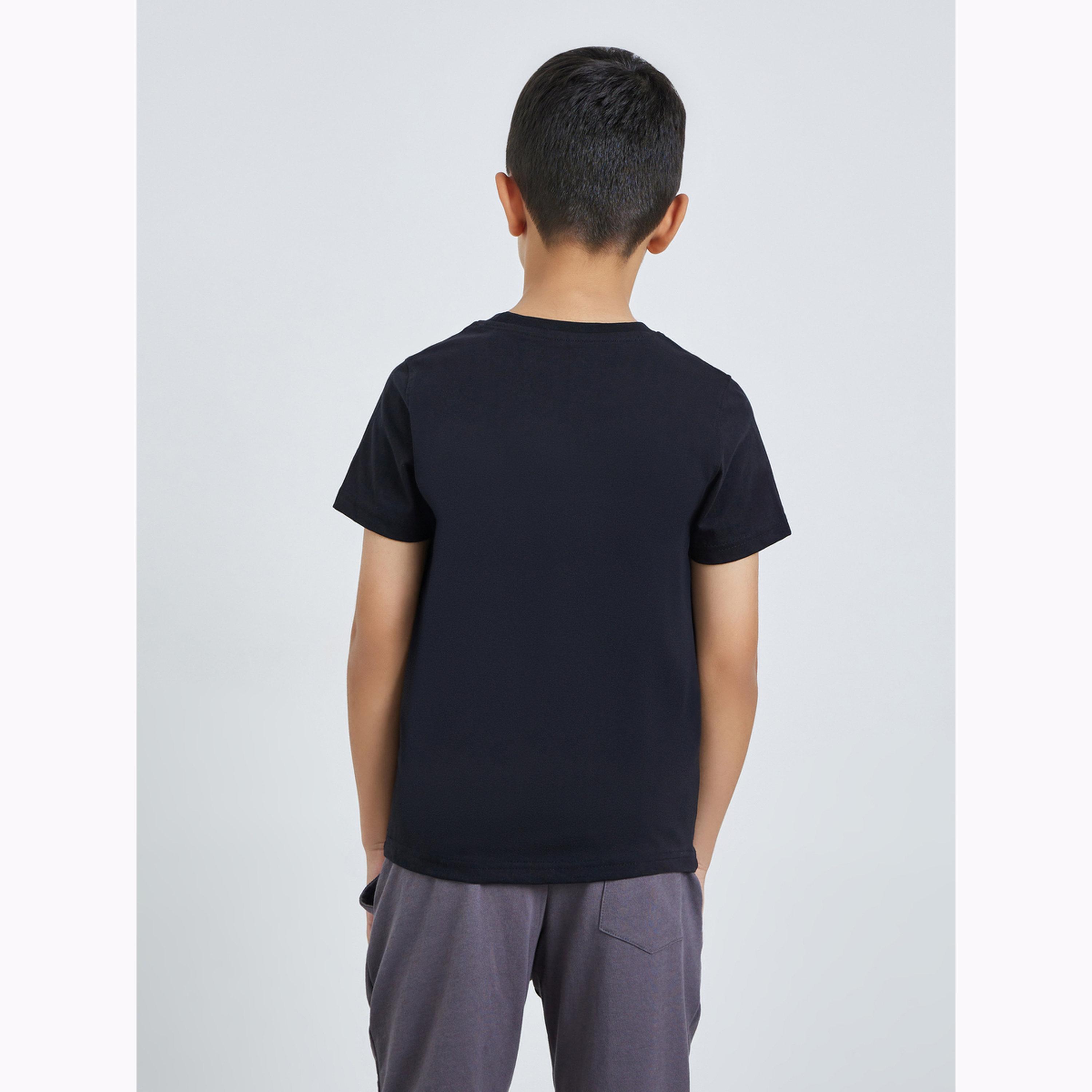 Styli Boys Graphic Print Short Sleeves Cotton T-Shirt-boys-clothing-tshirtsandpolos-image-3