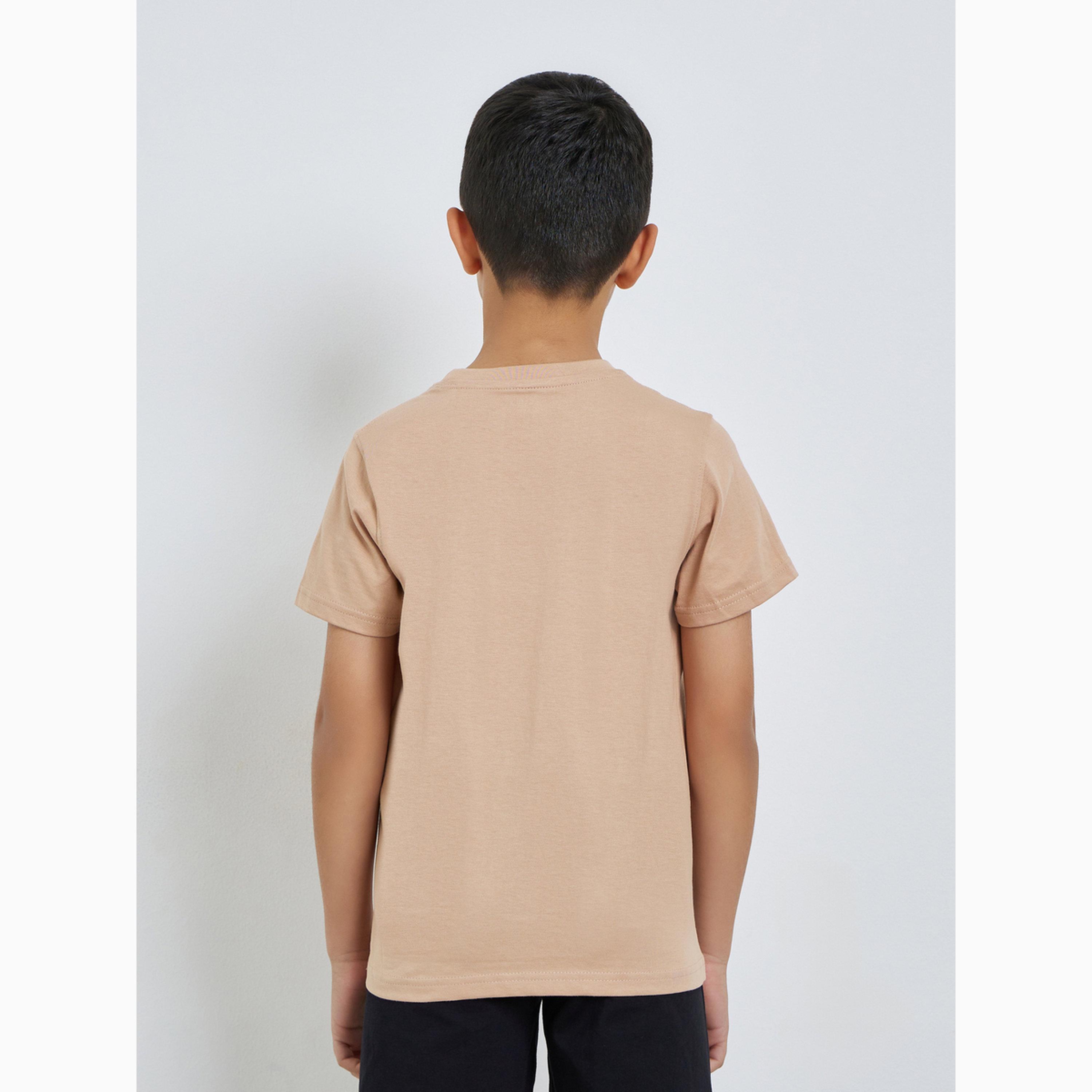 Styli Teen Boys Graphic Print Cotton T-Shirt-boys-clothing-tshirtsandpolos-image-4