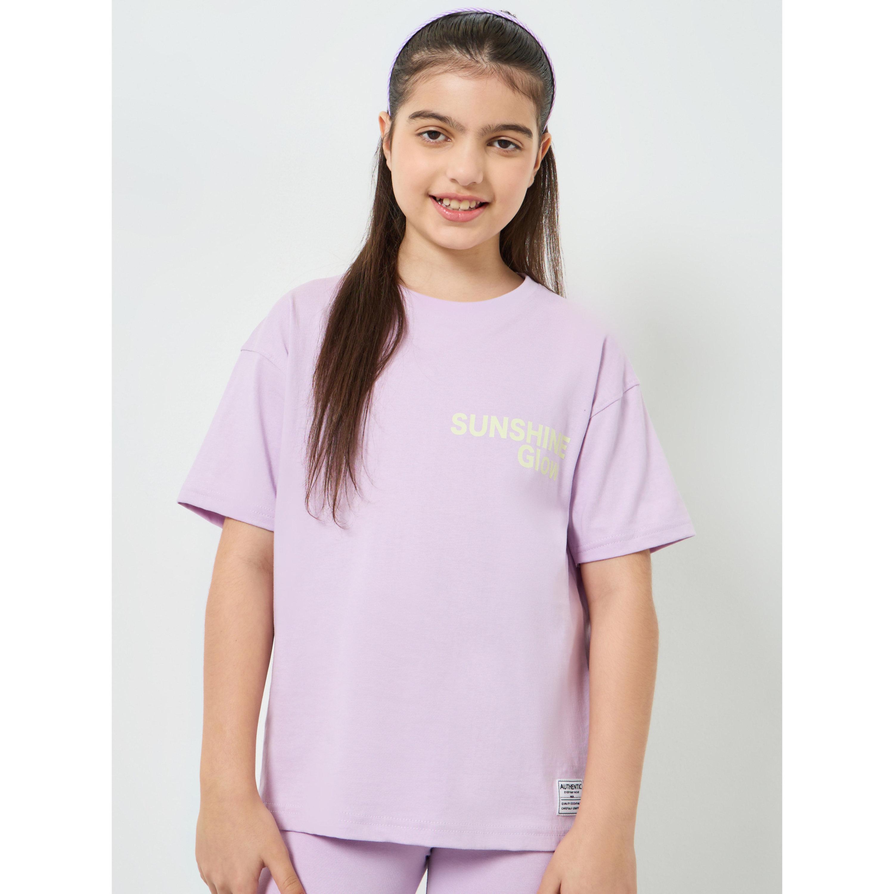 مجموعة من ليقنز وتيشيرت للبنات بطبعة جرافيك-girls-clothing-setsandcoords-image-3