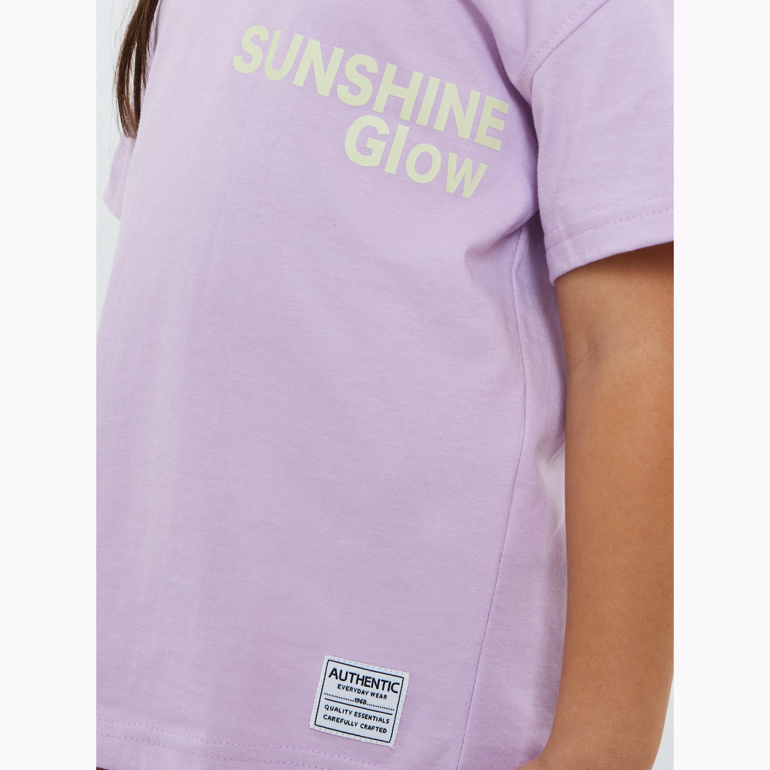 Styli Girls Cotton Oversized T-Shirt and Leggings Set-girls-clothing-setsandcoords-image-3