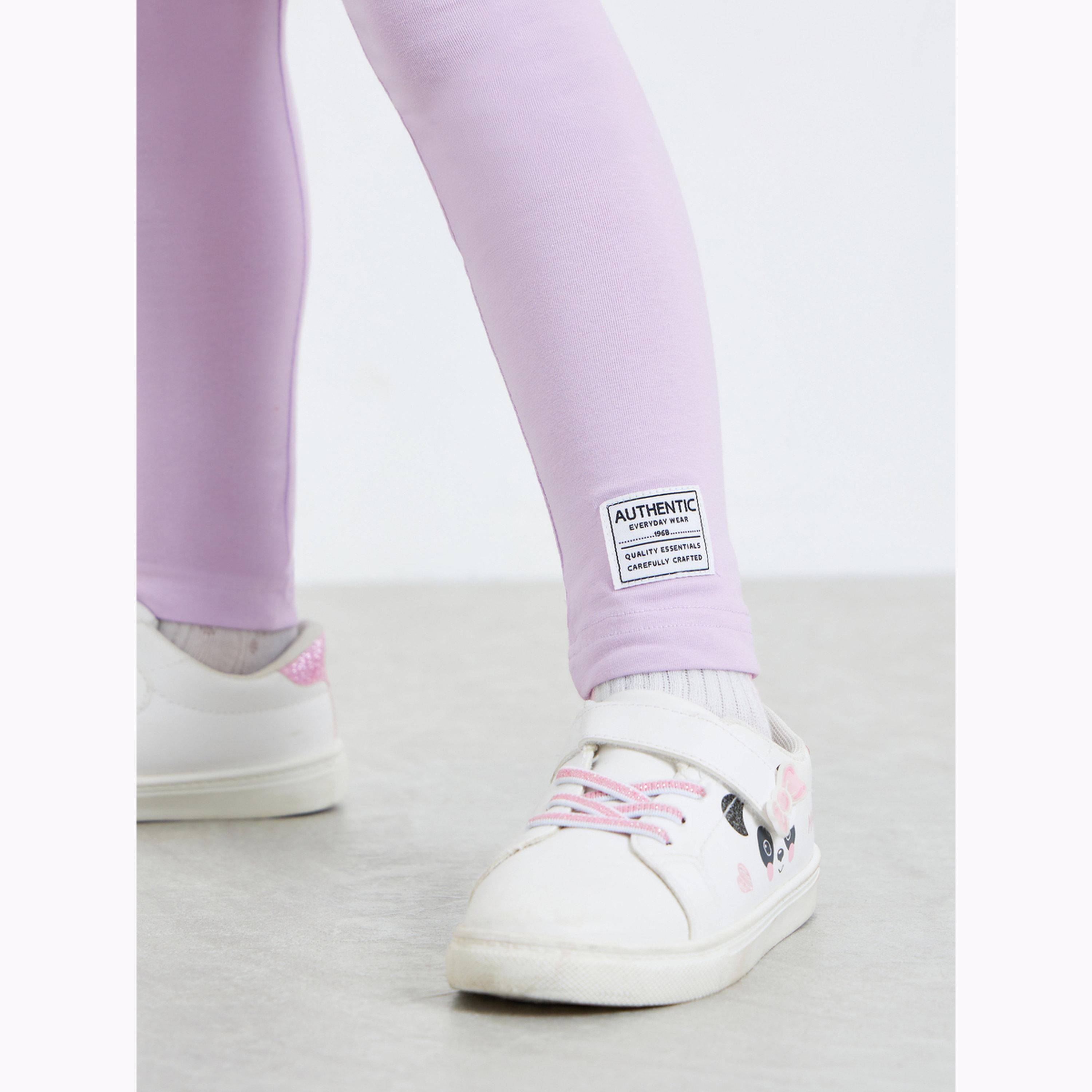 مجموعة من ليقنز وتيشيرت واسع قطن للبنات-girls-clothing-setsandcoords-image-6