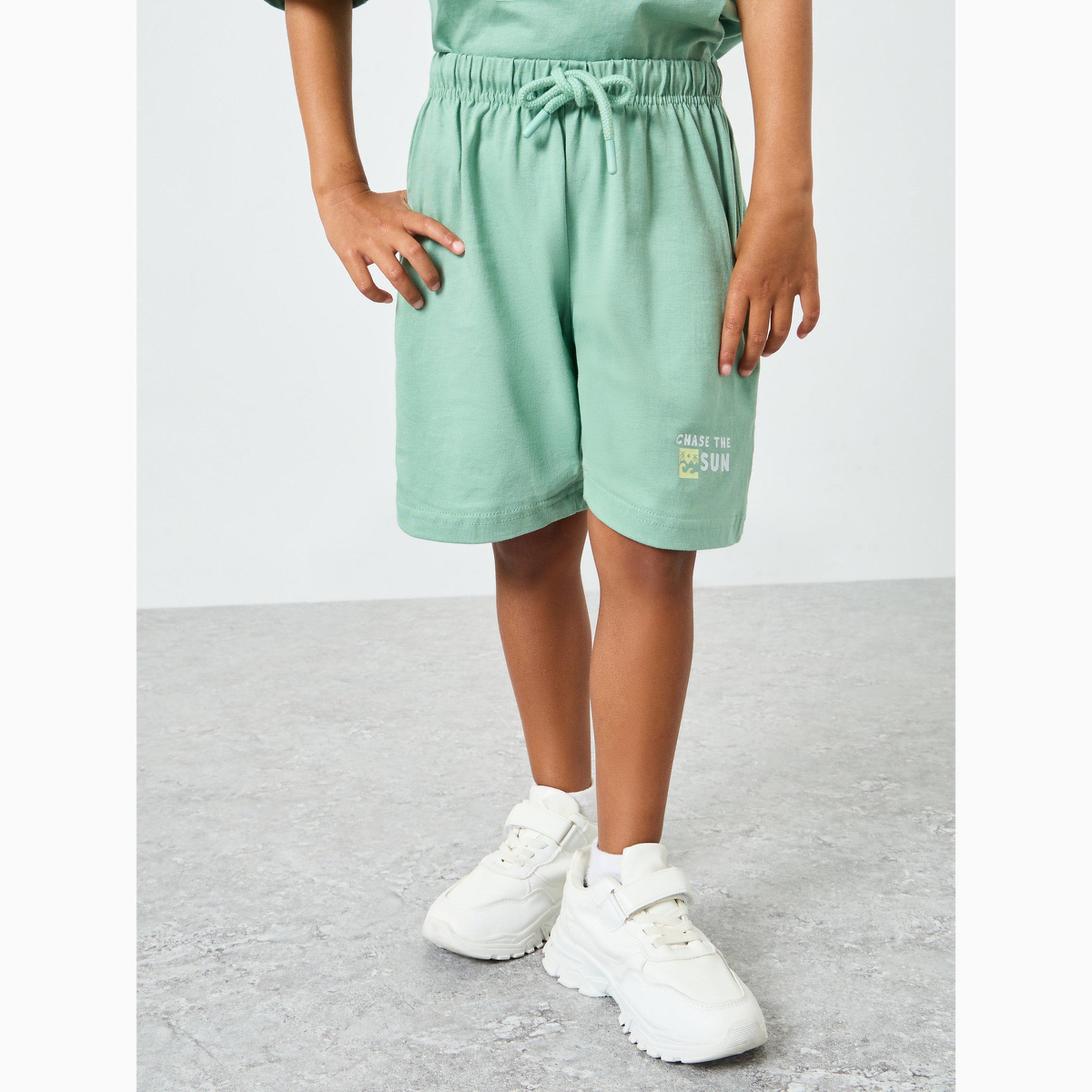 Styli Boys Printed Oversized T-Shirt and Shorts Set-boys-clothing-setsandcoords-image-4