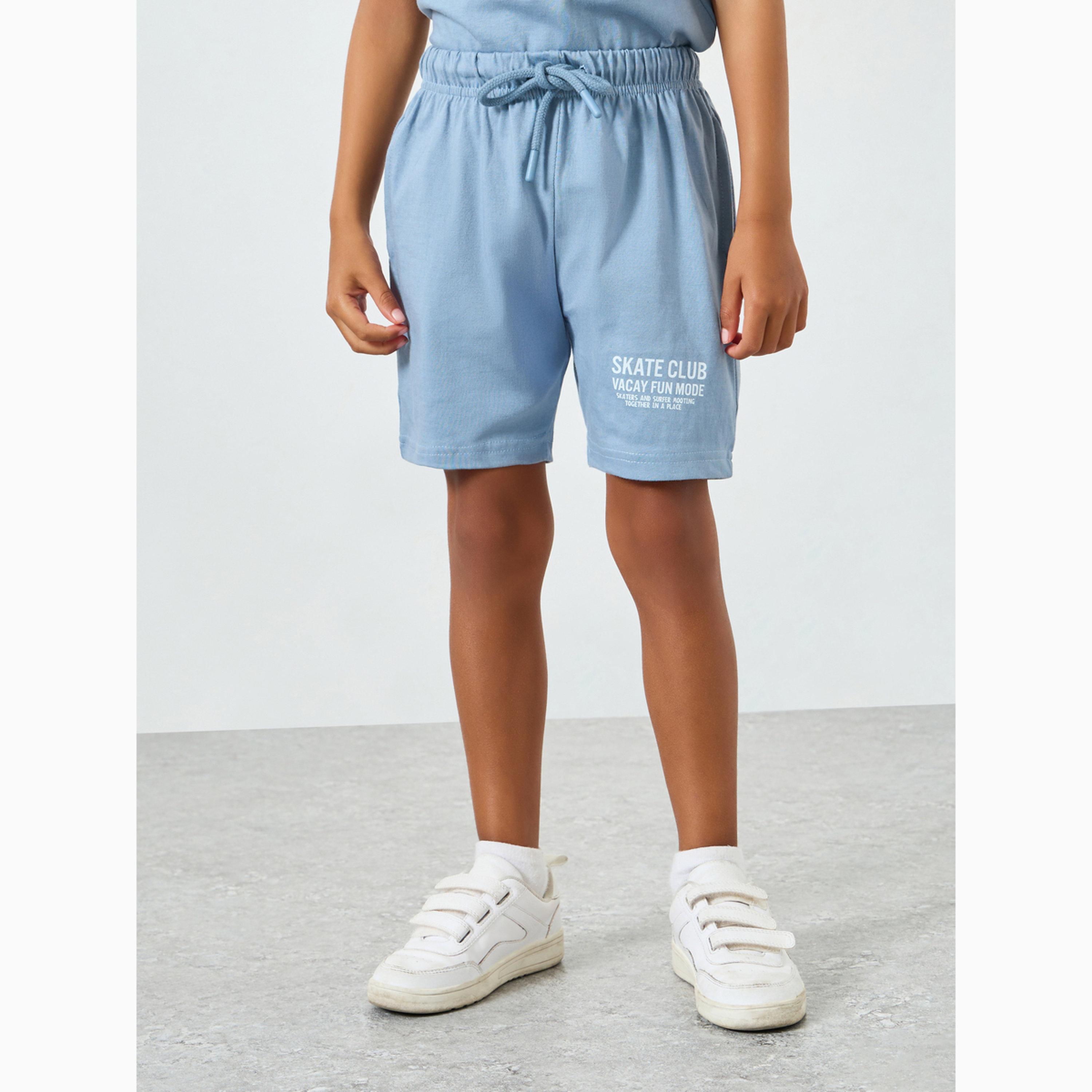 Styli Boys Printed Oversized T-Shirt and Shorts Set-boys-clothing-setsandcoords-image-4