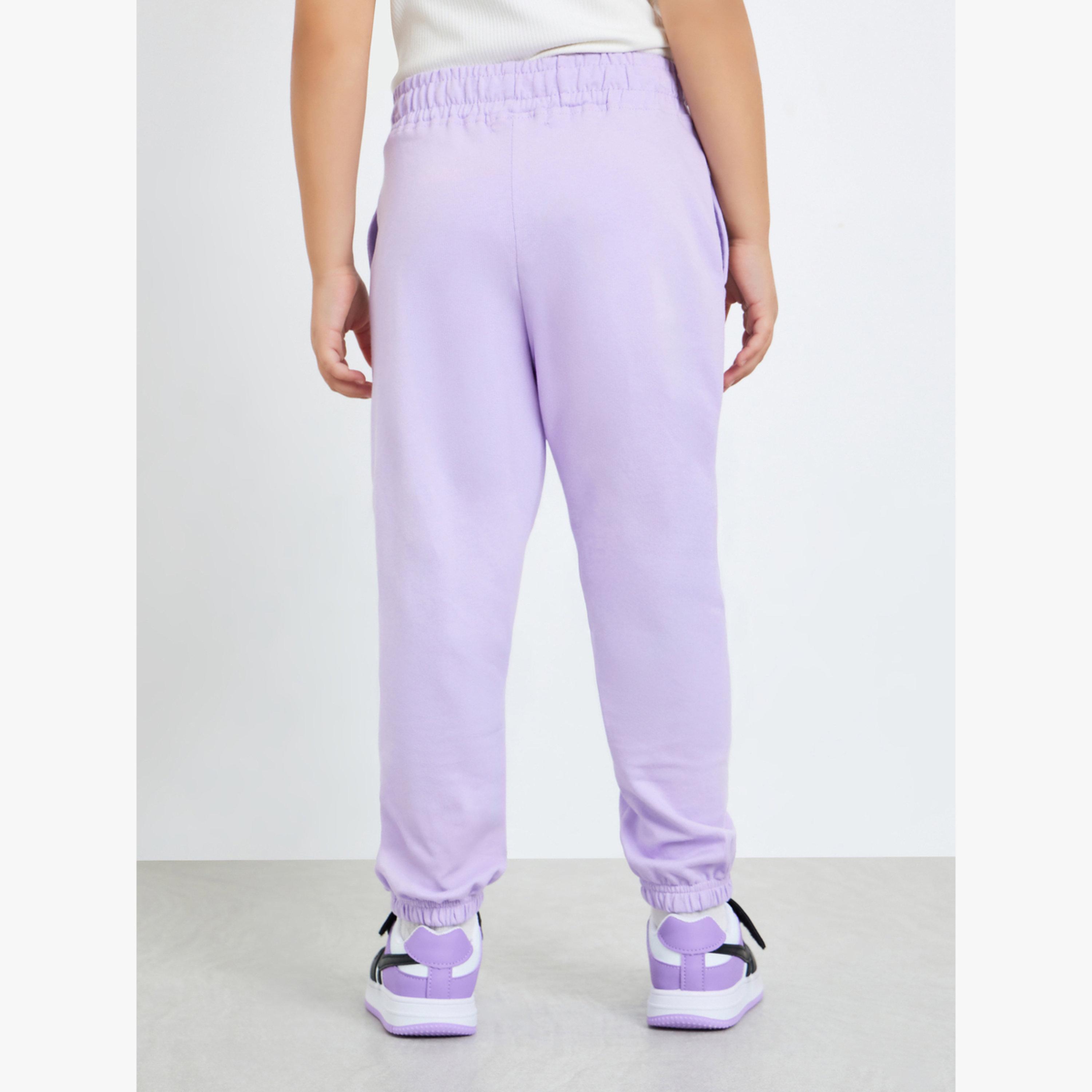 جوغر قطن بتفاصيل قلب للبنات-girls-clothing-bottoms-joggersandtrackpants-image-4