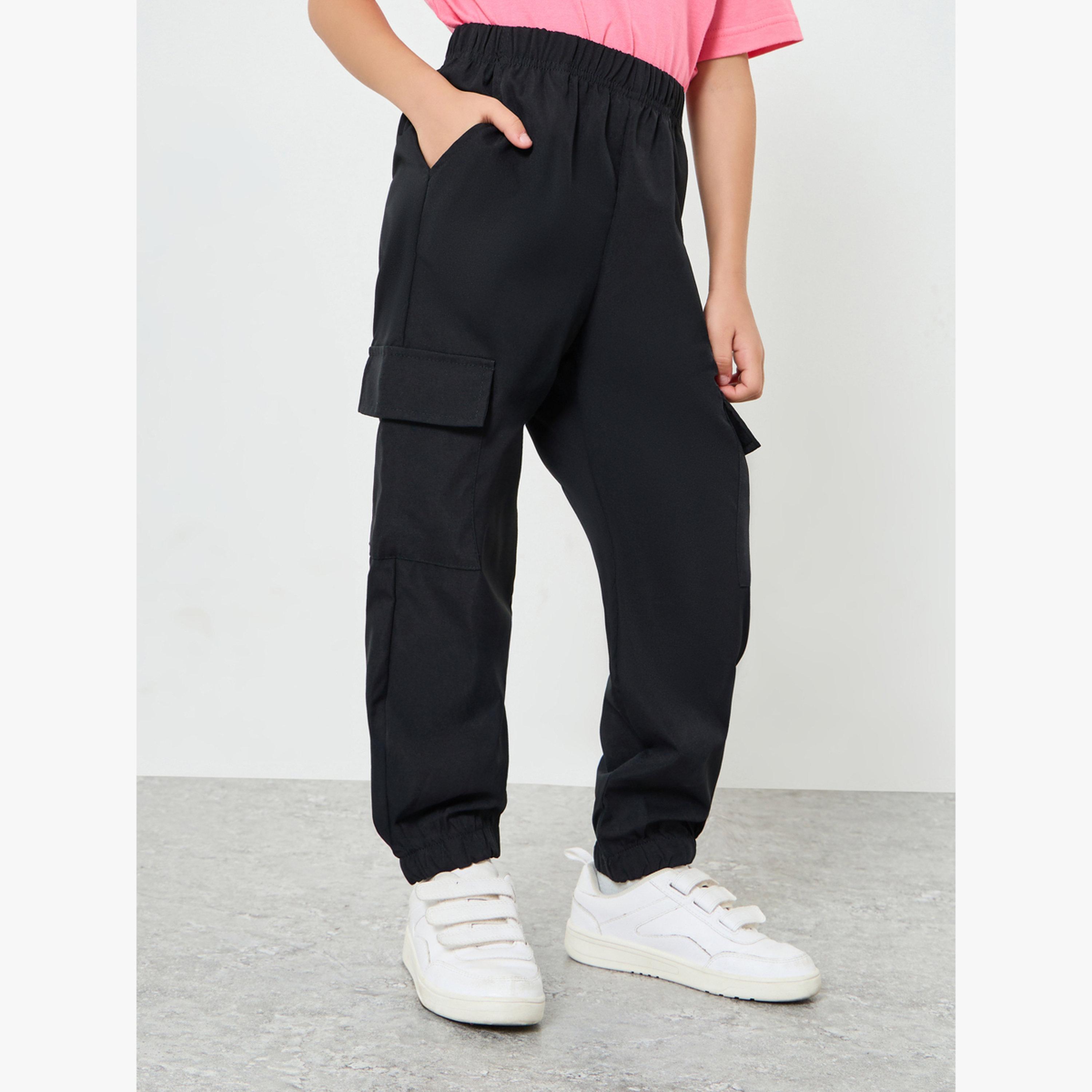 جوغر كارغو سادة-girls-clothing-bottoms-trousers-image-1