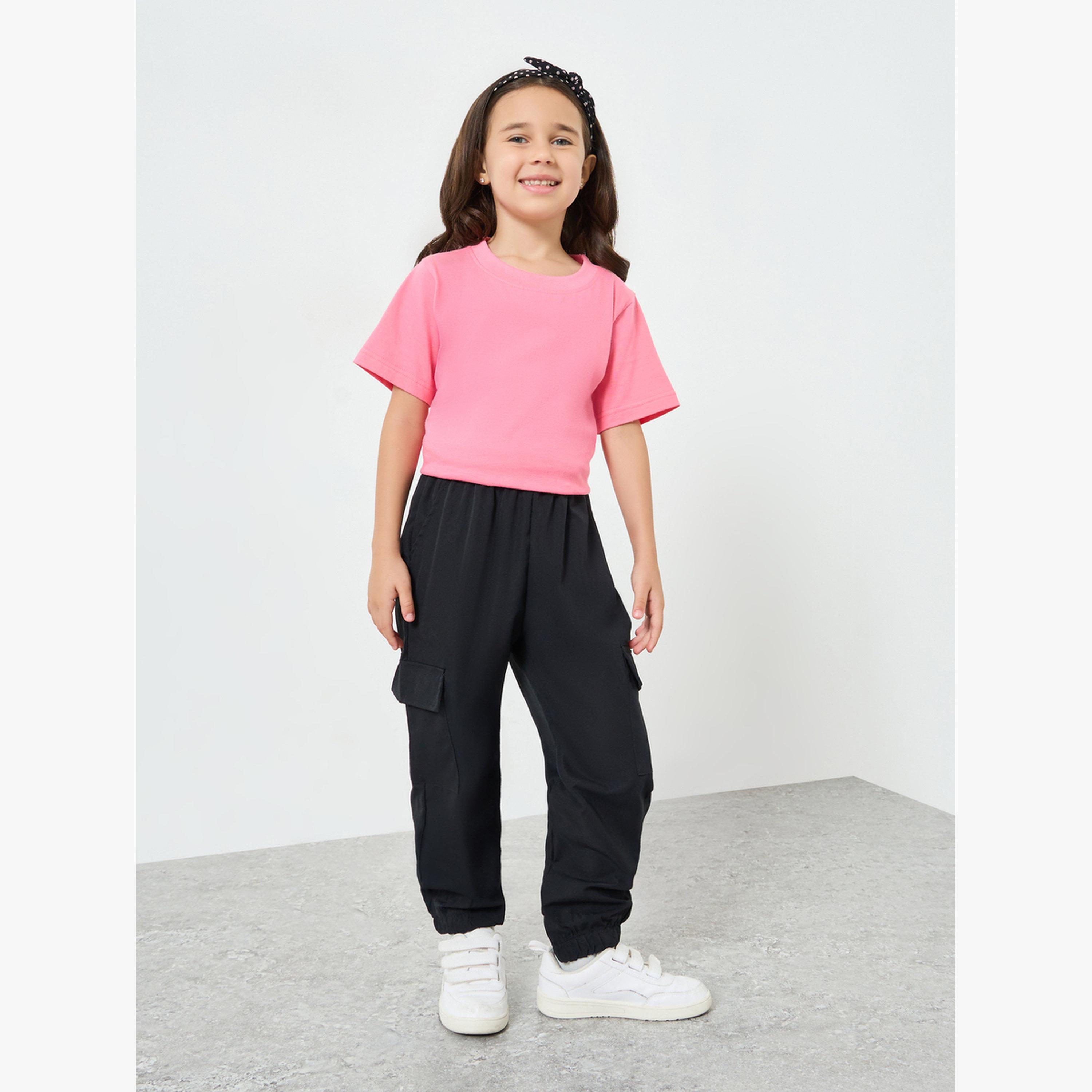 جوغر كارغو سادة-girls-clothing-bottoms-trousers-image-2