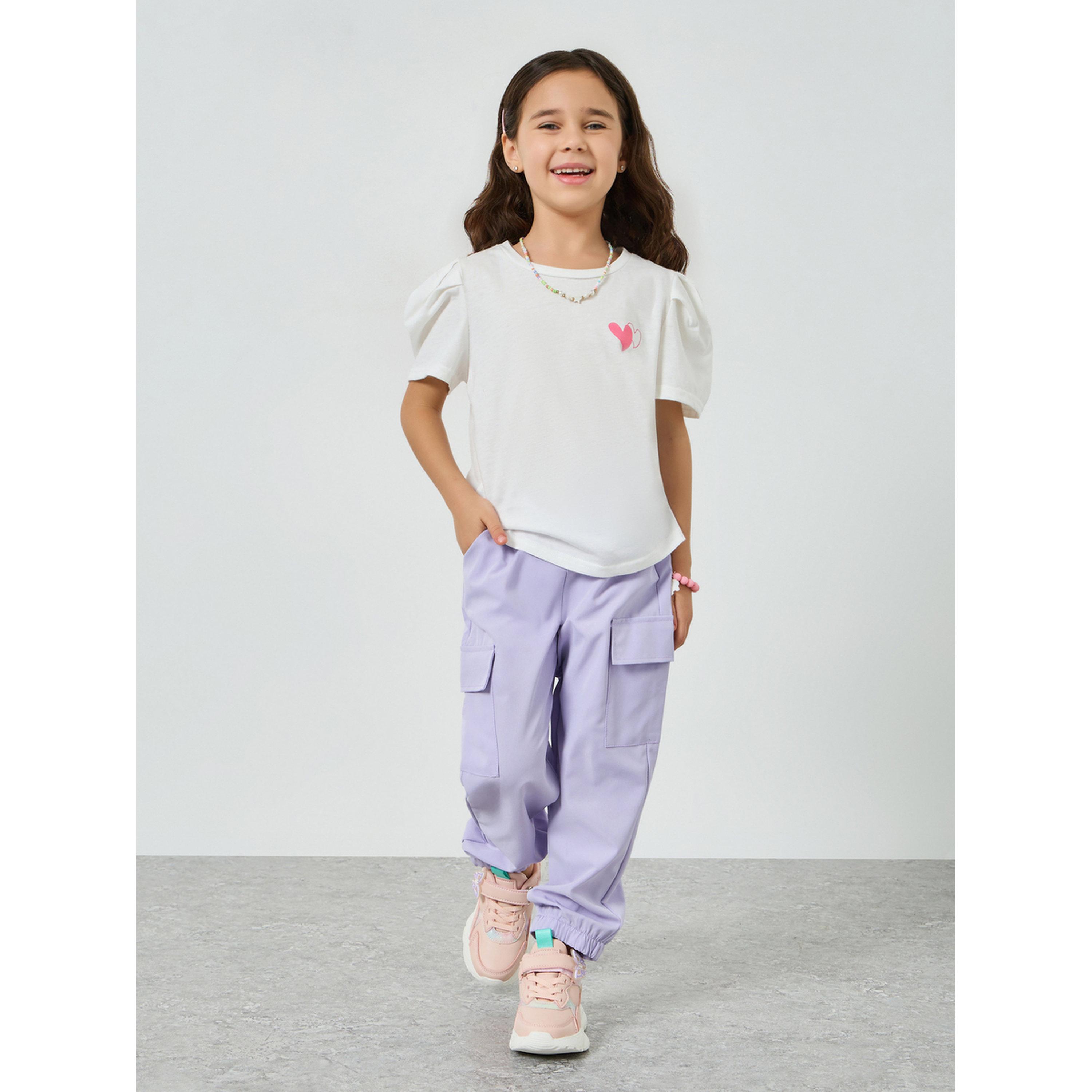 جوغر كارغو سادة للفتيات-girls-clothing-bottoms-joggersandtrackpants-image-2