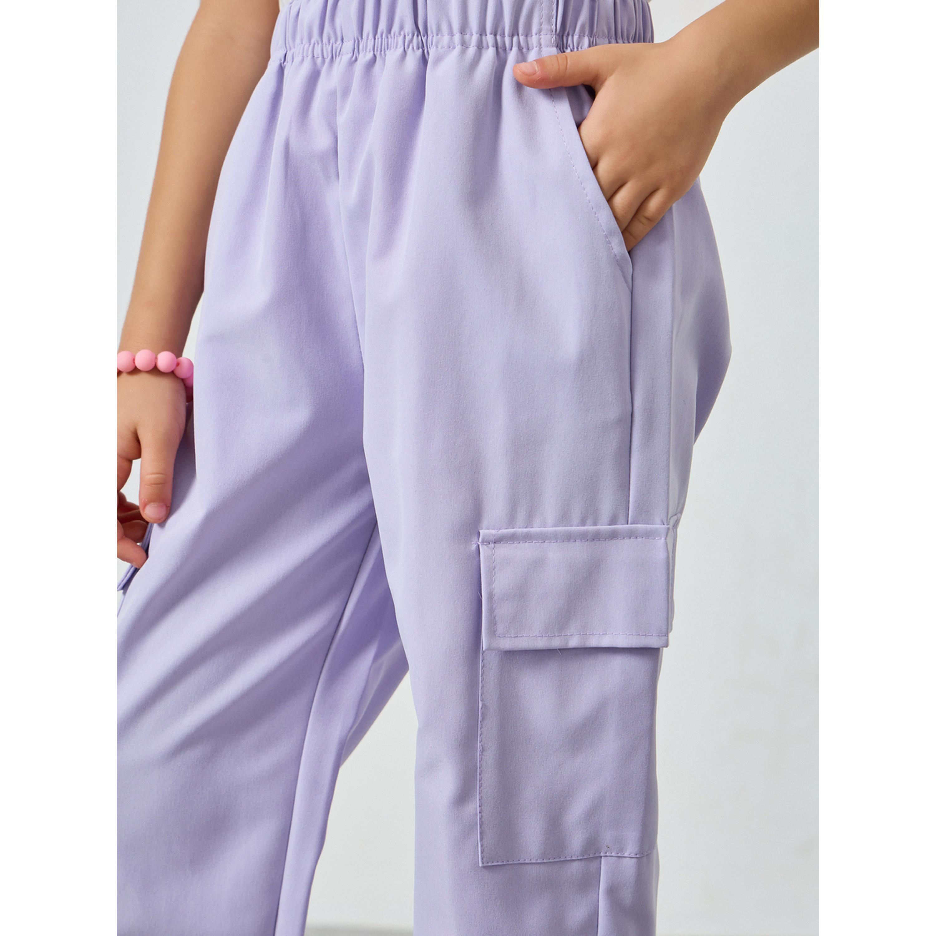 جوغر كارغو سادة للفتيات-girls-clothing-bottoms-joggersandtrackpants-image-3