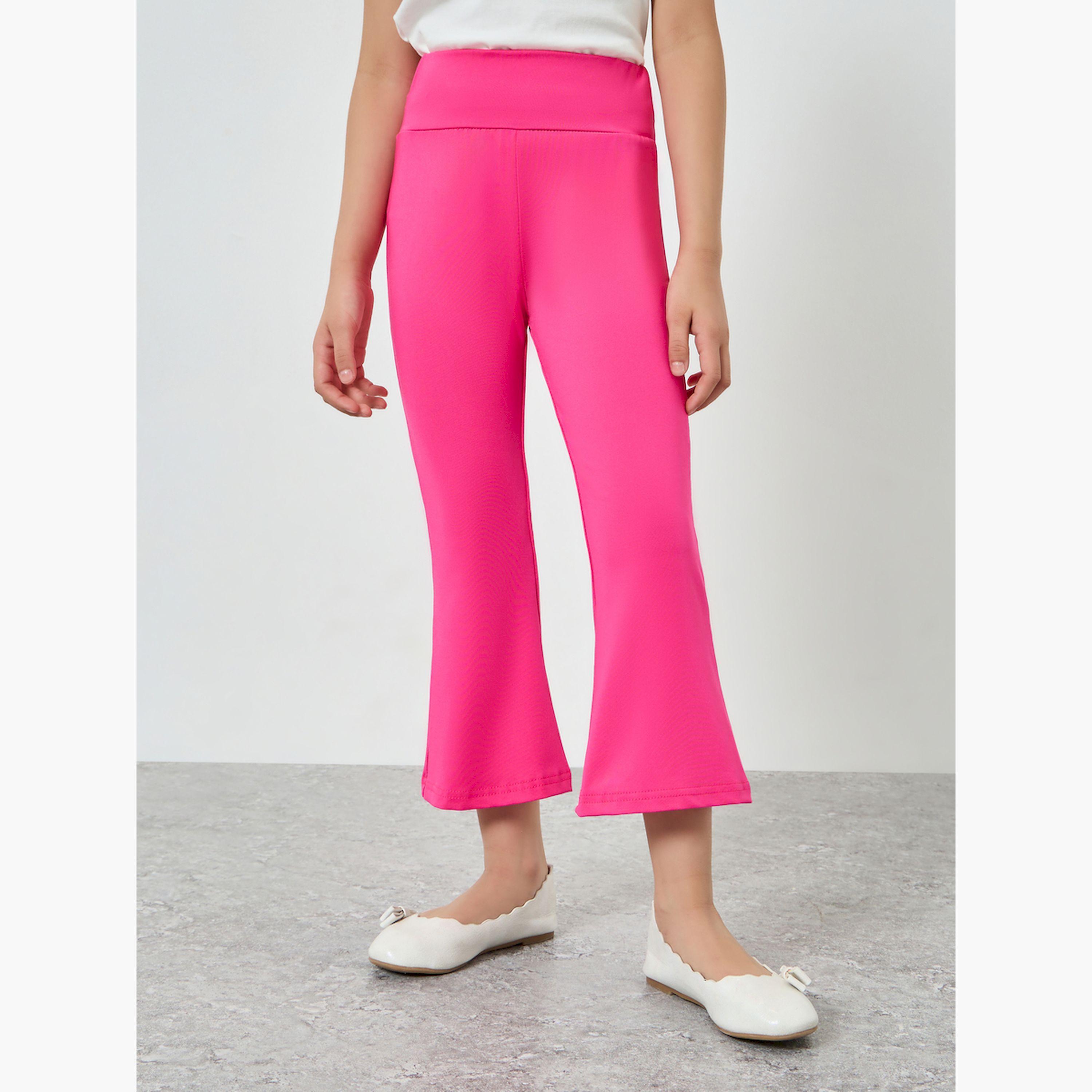 Styli Pack of 3 - Girls Flared Leggings-girls-clothing-bottoms-leggings-image-2