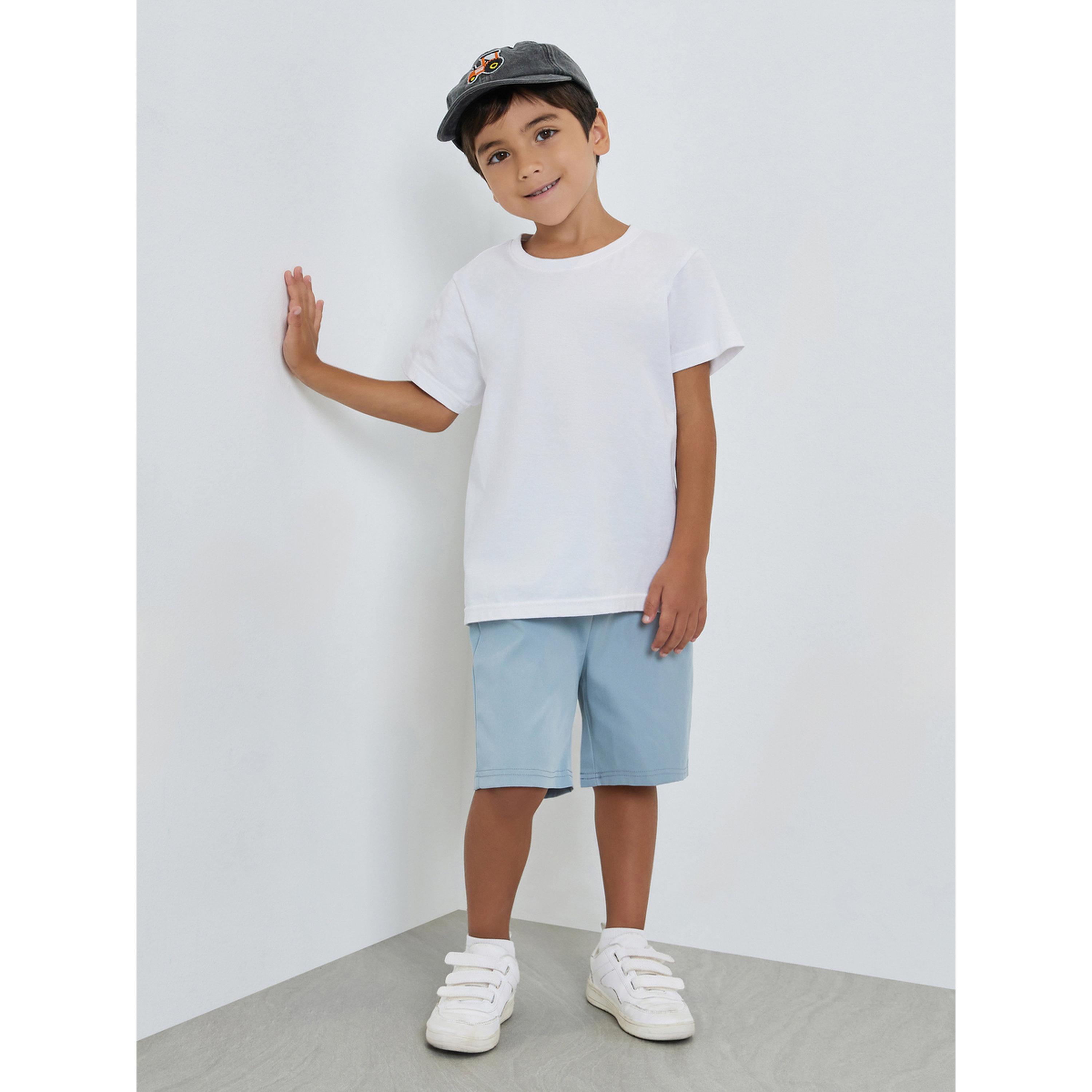 Styli Pack of 2 - Boys Solid Knee-Length Shorts-boys-clothing-bottoms-shorts-image-2