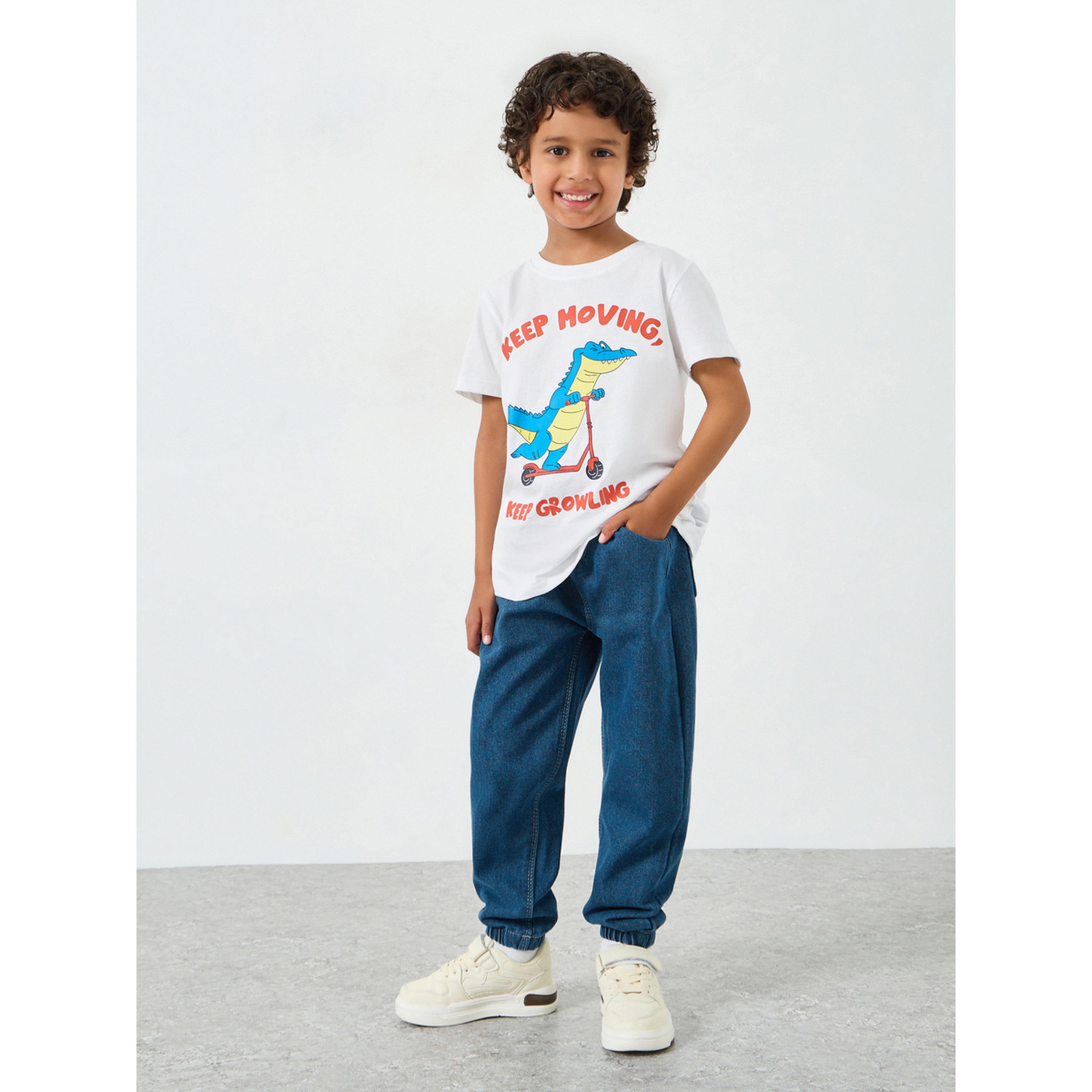 Styli Boys Cotton Pull-On Jeans-boys-clothing-bottoms-jeans-image-2