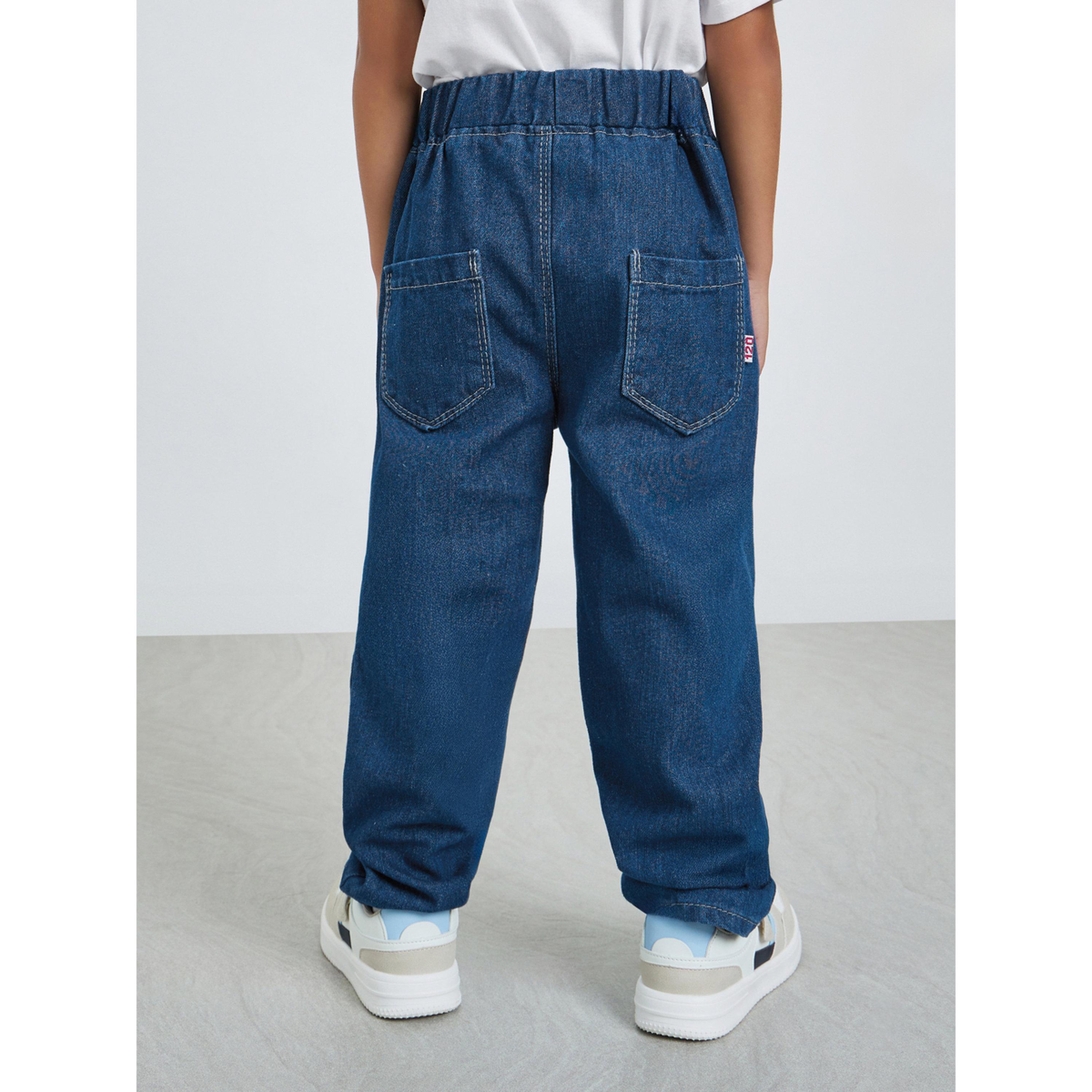 جينز بخصر مرن وطبعة غرافيك للأولاد-boys-clothing-bottoms-jeans-image-4