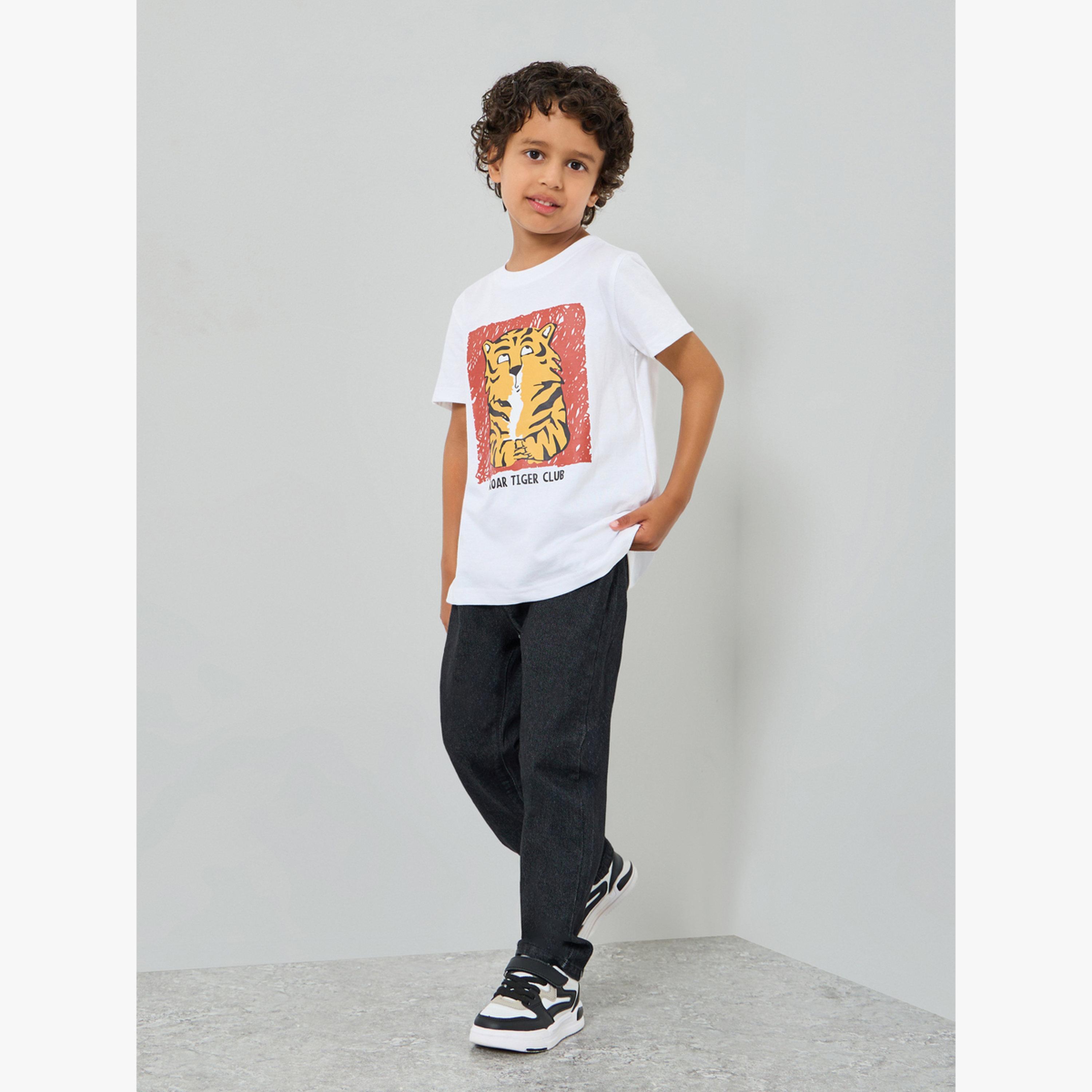 Styli Boys Graphic Print T-Shirt-boys-clothing-tshirtsandpolos-image-2