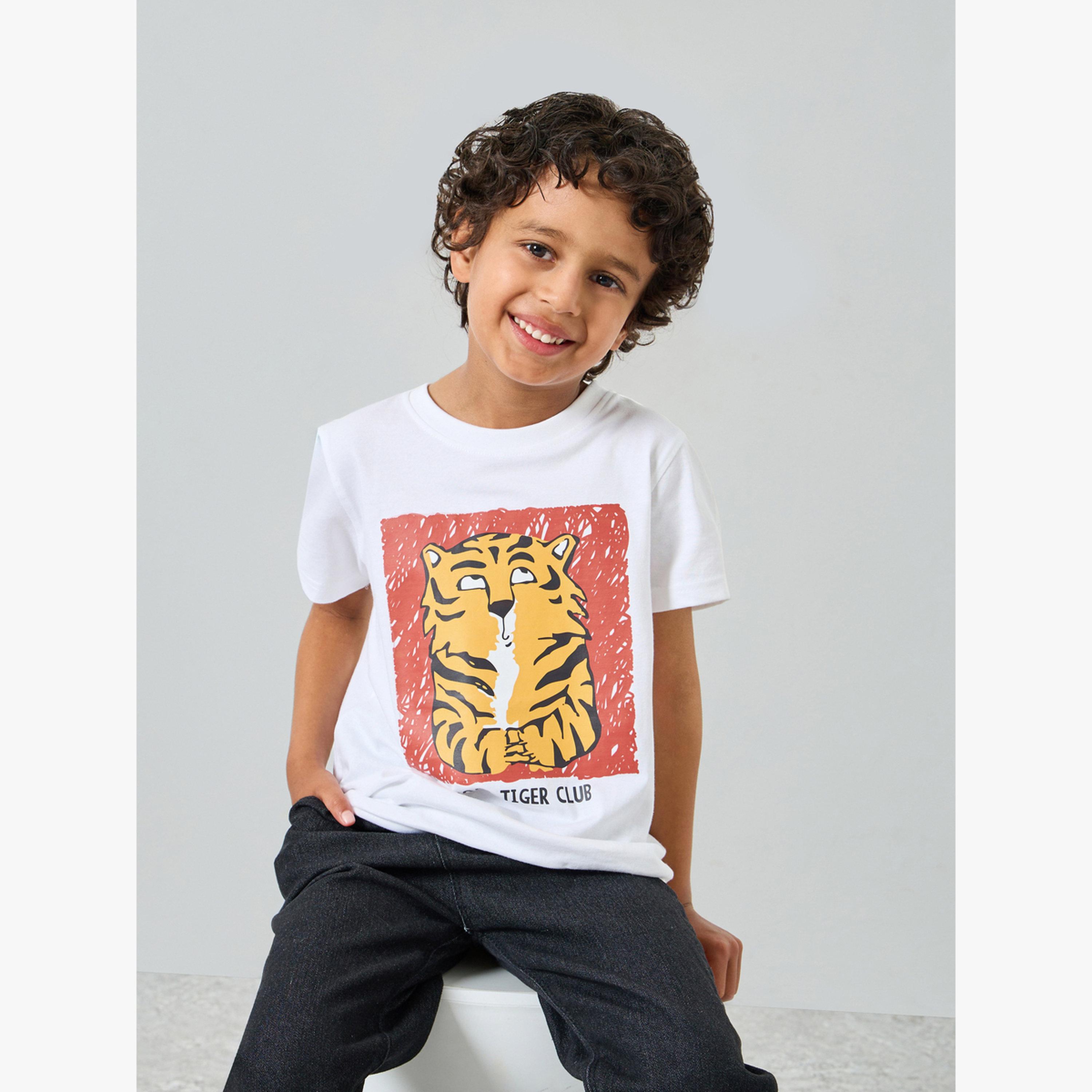 تيشيرت بطبعة جرافيك للأولاد-boys-clothing-tshirtsandpolos-image-3