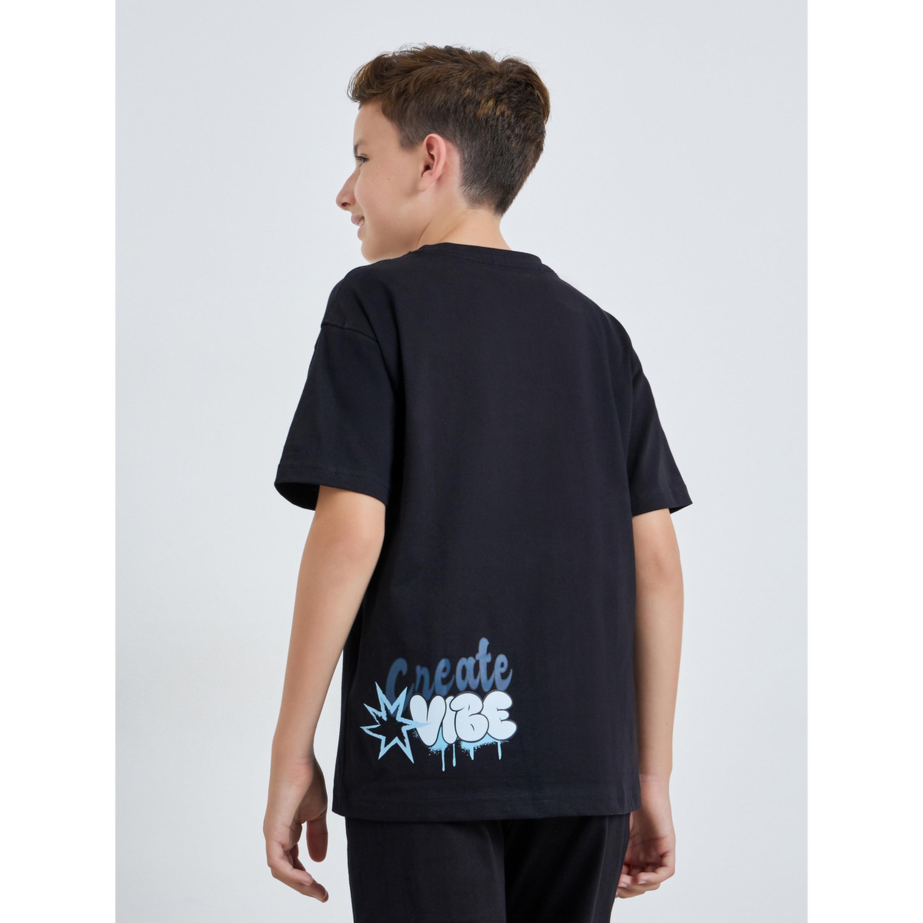 تيشيرت قصة كبيرة للأولاد بطبعة غرافيتي-boys-clothing-tshirtsandpolos-image-3