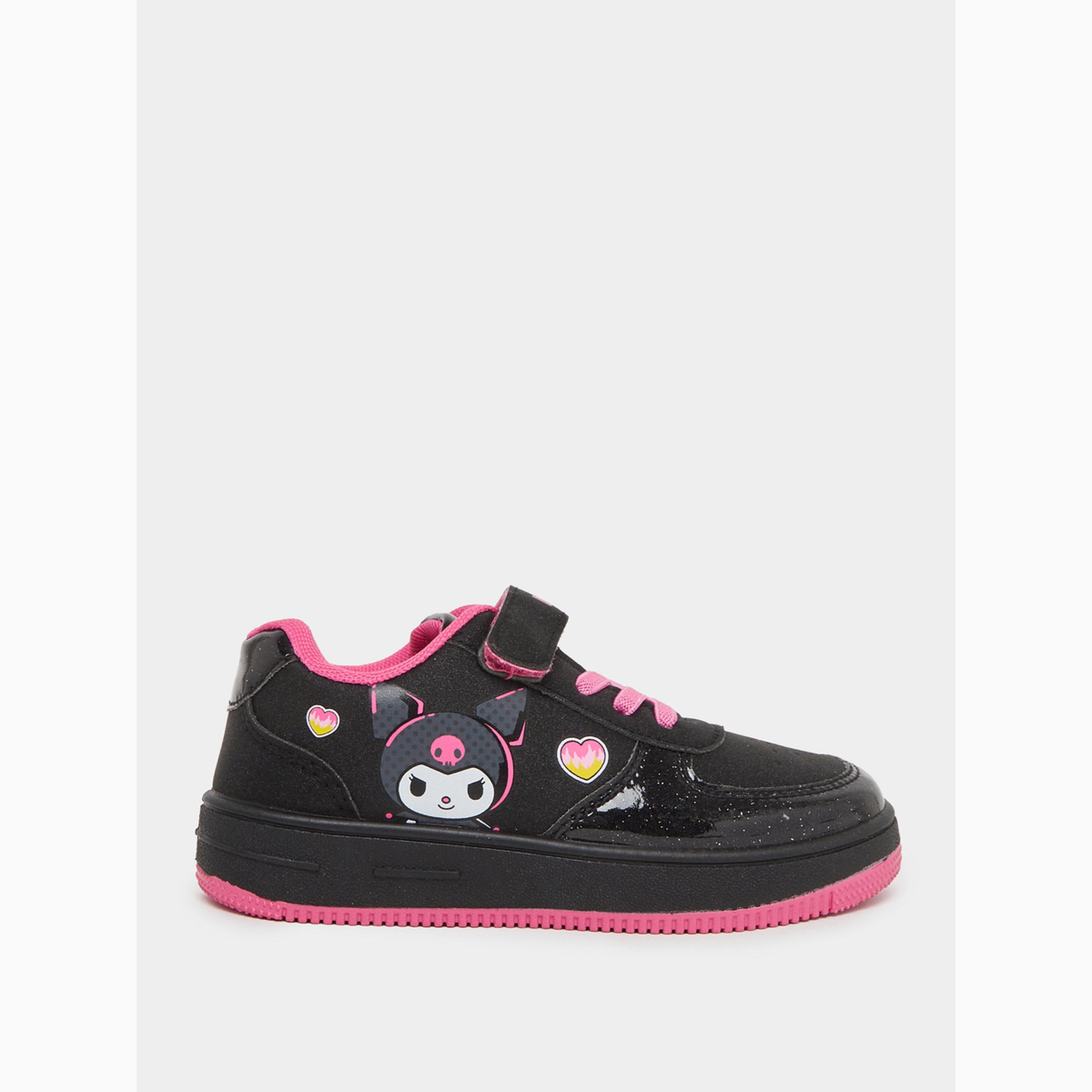 Styli Girls Kuromi Hook and Loop Sneakers-girls-shoes-sneakers-image-2