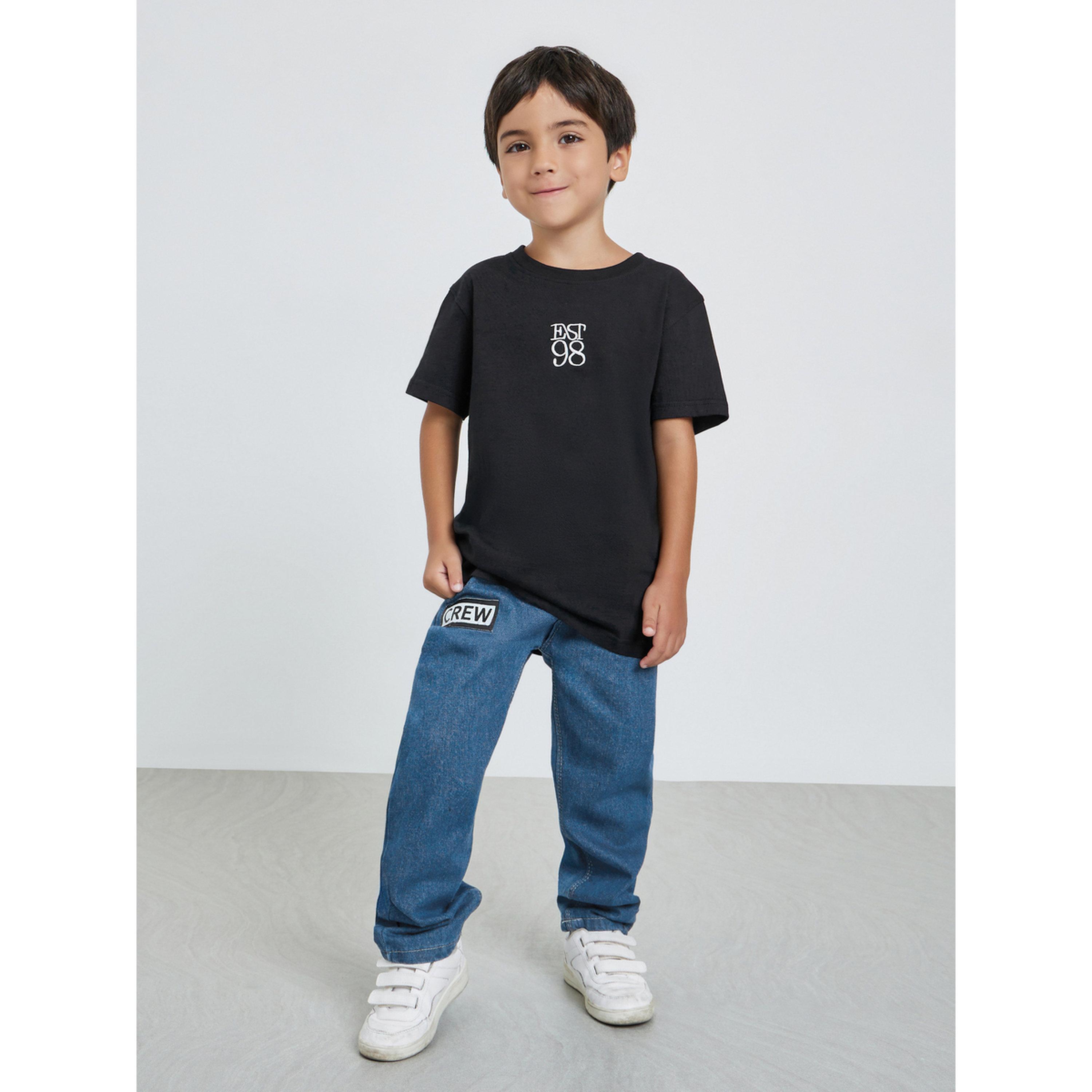 جينز بخصر مرن وشعار للأولاد-boys-clothing-bottoms-jeans-image-3