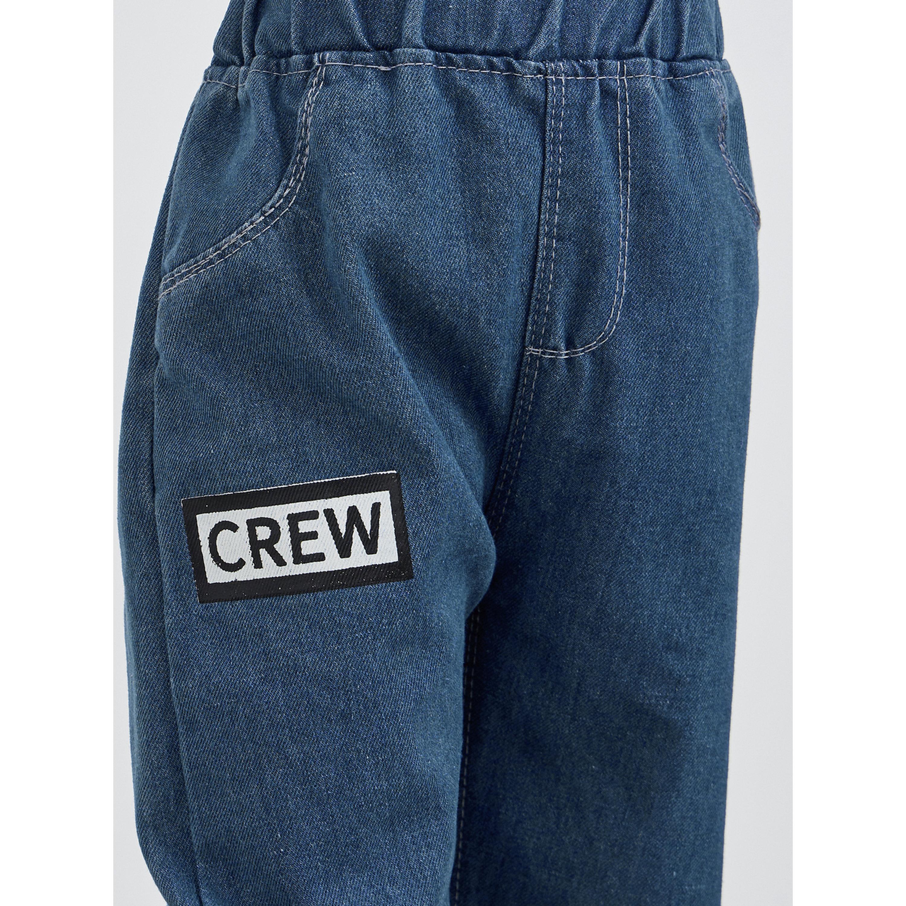 جينز بخصر مرن وشعار للأولاد-boys-clothing-bottoms-jeans-image-2