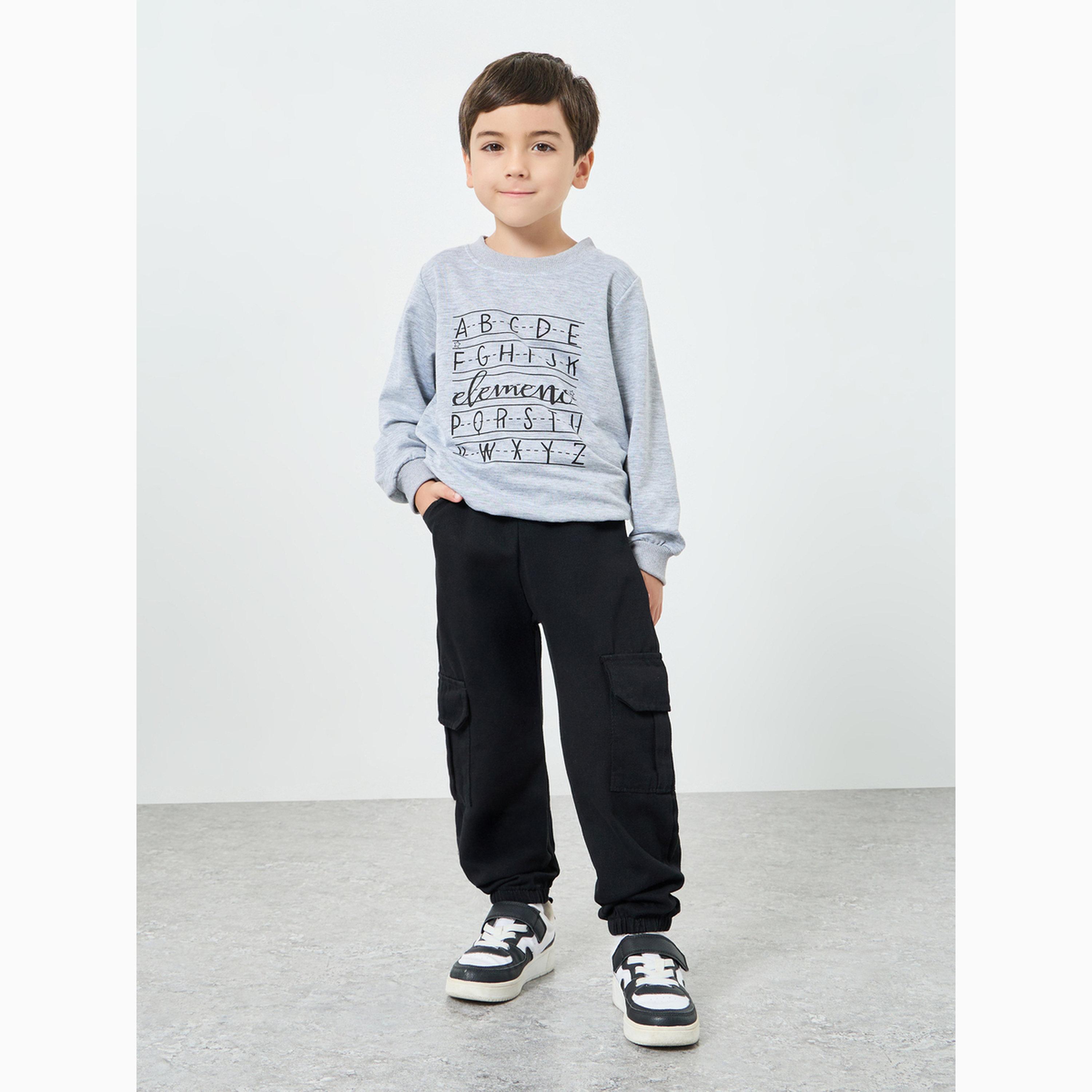 جوغر كارجو قطن بخصر مطاطي للأولاد-boys-clothing-bottoms-joggersandtrackpants-image-2