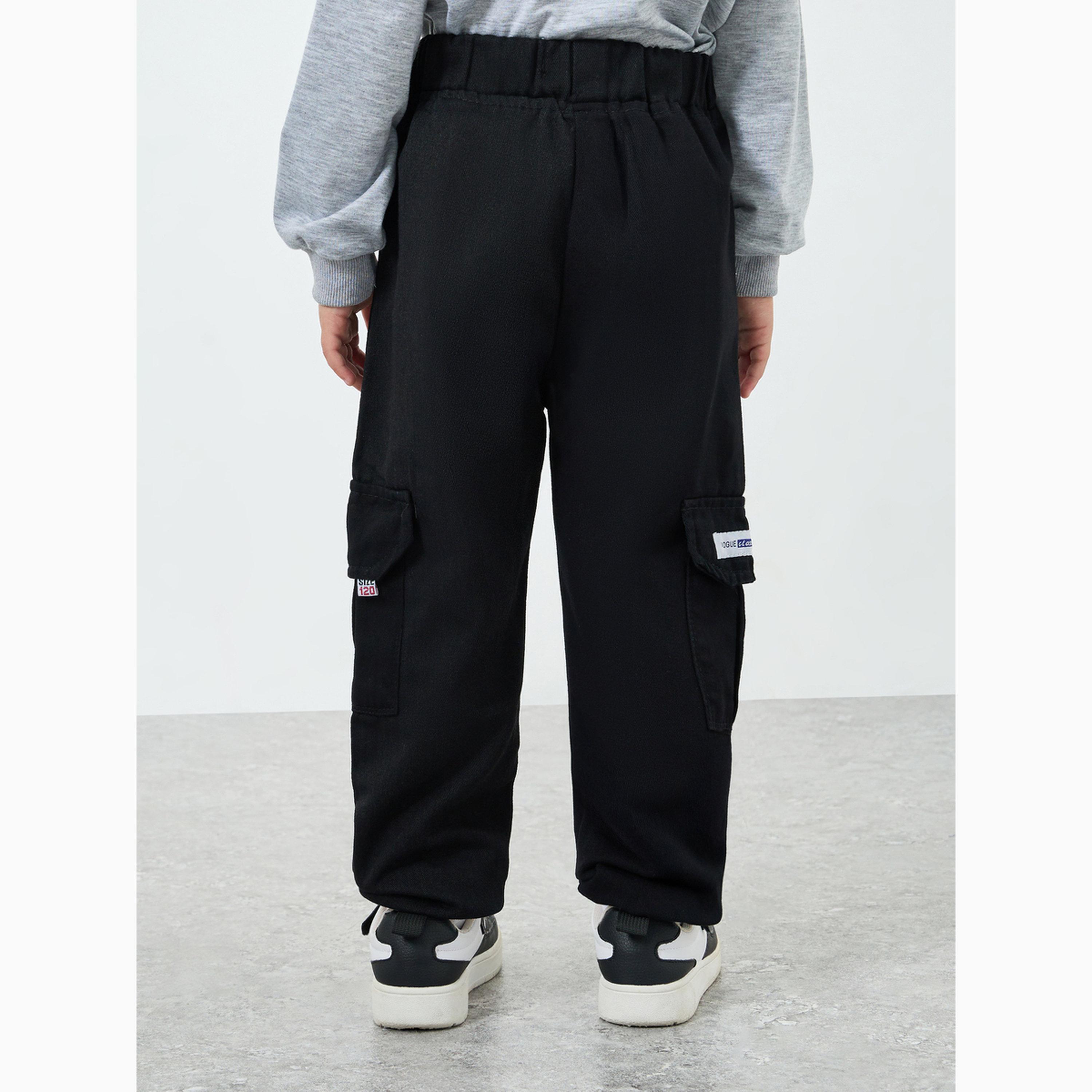 جوغر كارجو قطن بخصر مطاطي للأولاد-boys-clothing-bottoms-joggersandtrackpants-image-4