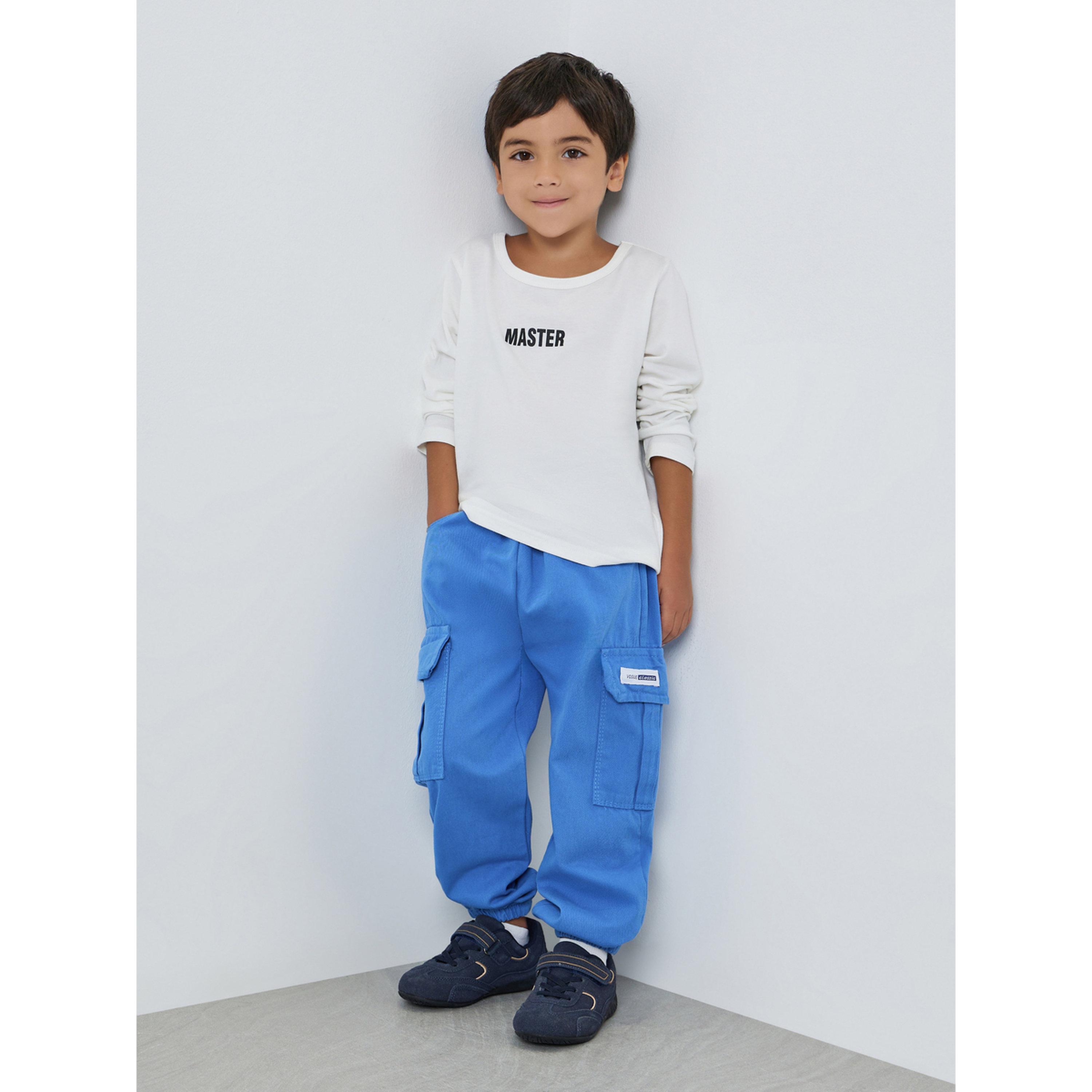 جوغر كارغو قطن بحافة مرنة للأولاد-boys-clothing-bottoms-joggersandtrackpants-image-2