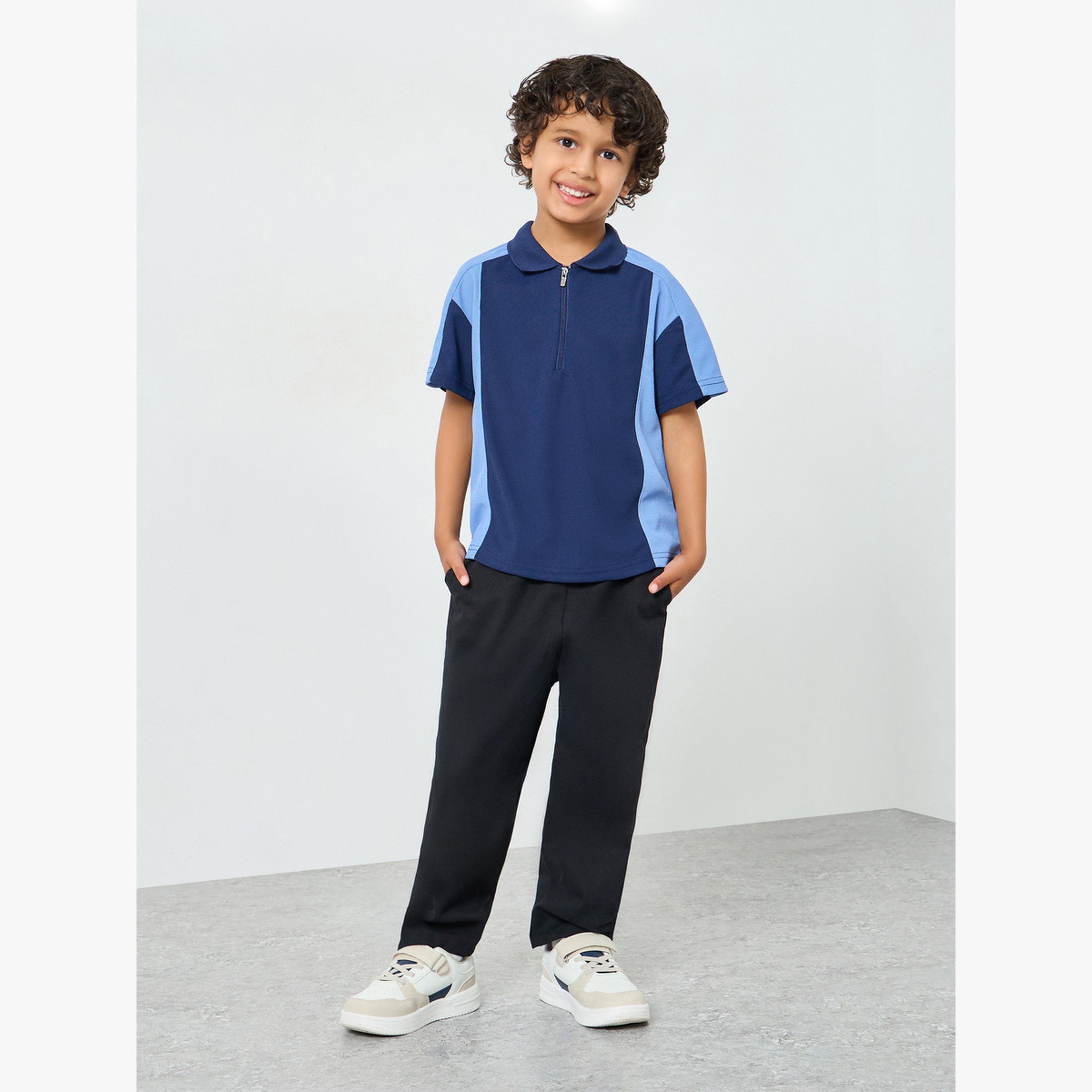 Styli Boys Cotton Pants with Side Pocket-boys-clothing-bottoms-trousers-image-2