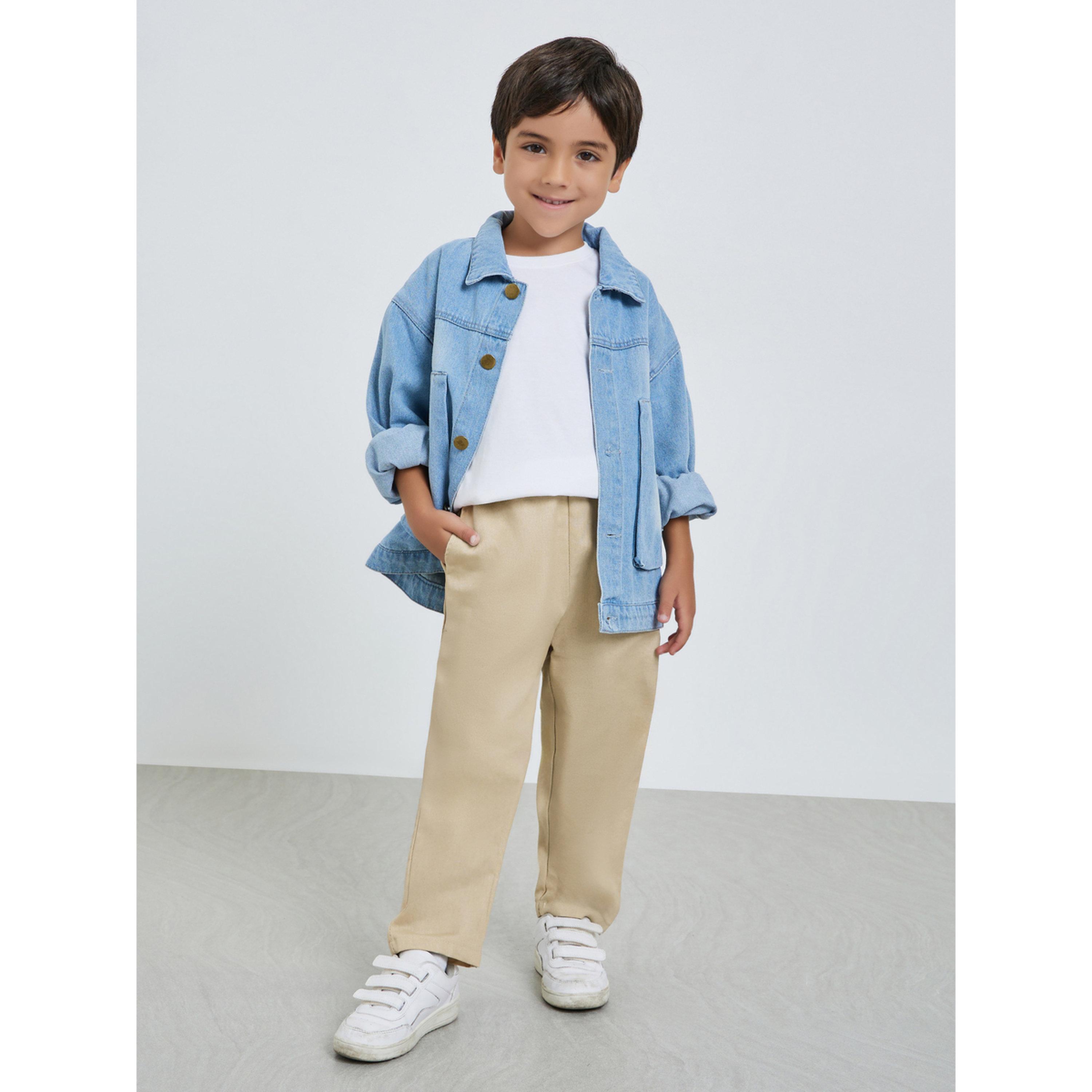 بنطال قطن بجيب جانبي للأولاد-boys-clothing-bottoms-trousers-image-3