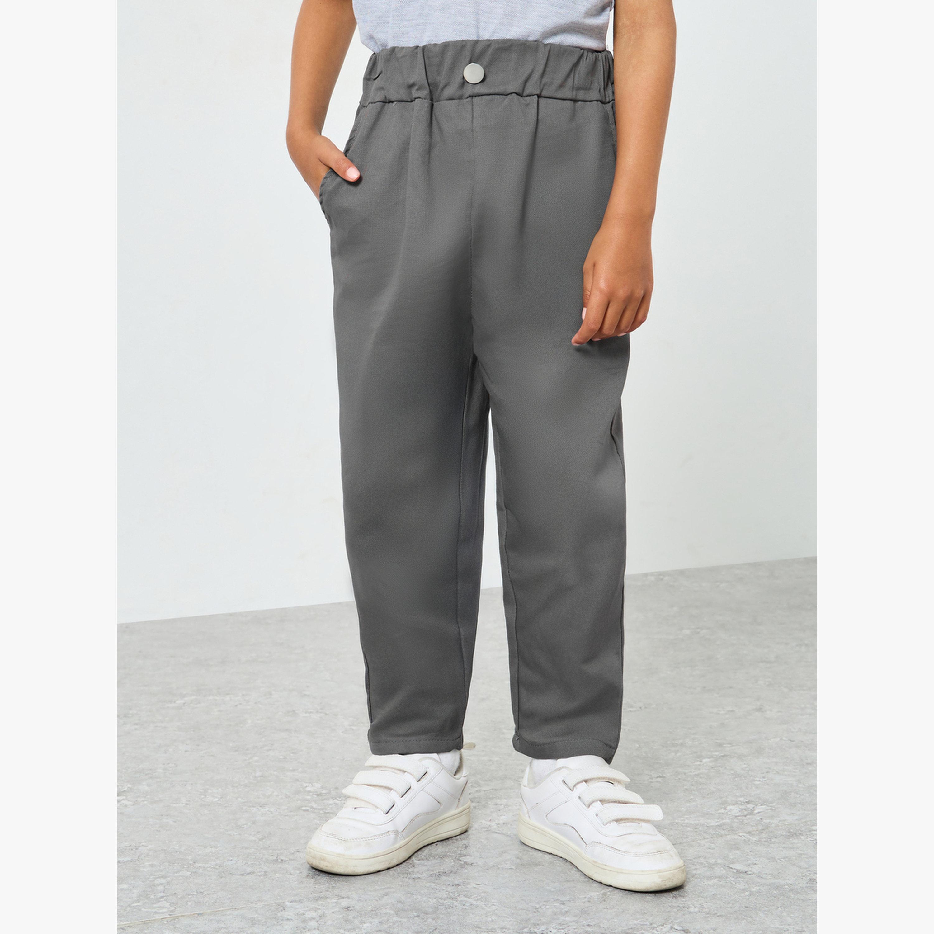 بنطال أولادي قطن بجيب جانبي-boys-clothing-bottoms-trousers-image-1